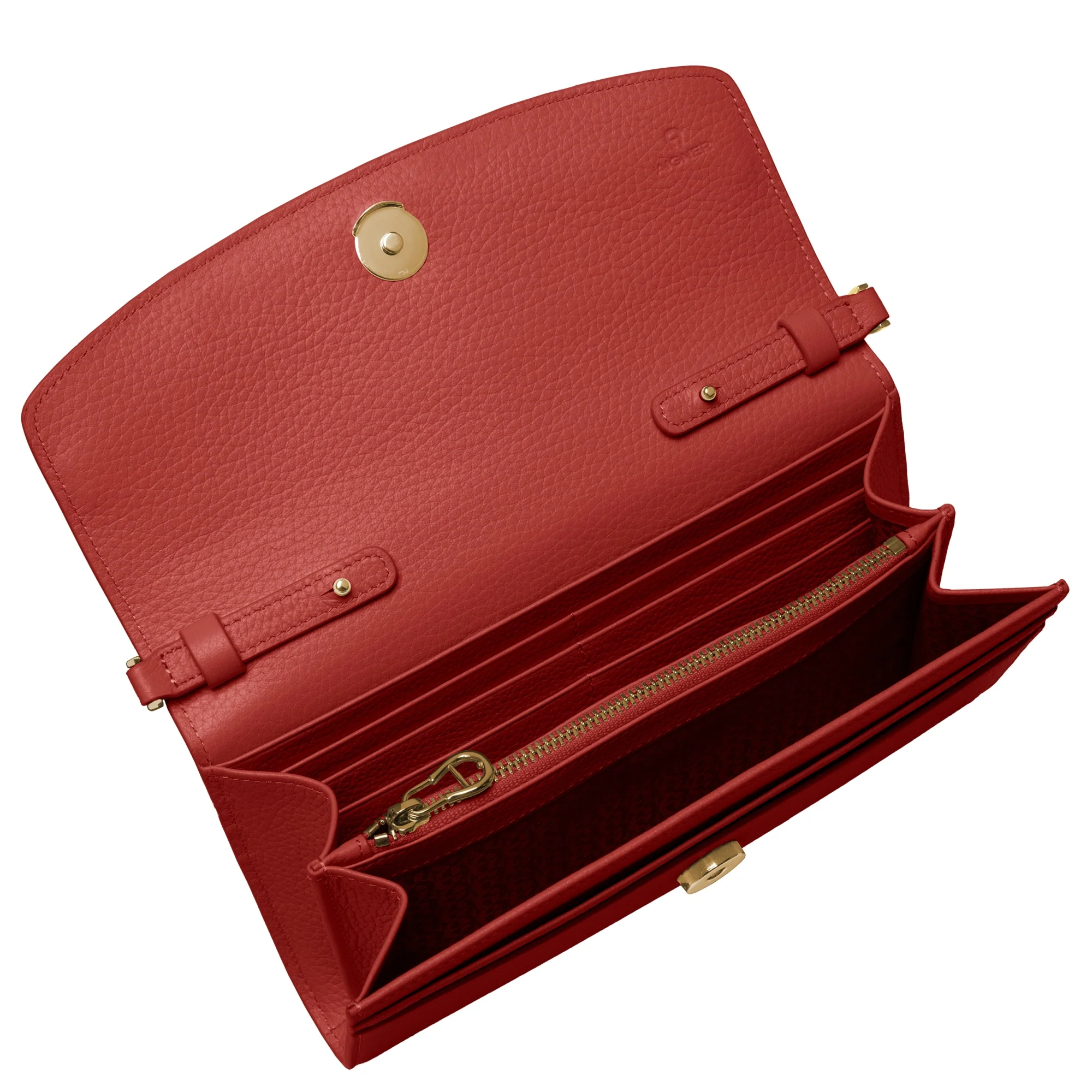 Aigner Cavallo Wallet on Strap - Umhängetasche/Geldbörse 6cc 21 cm (burnt red) - Image 3