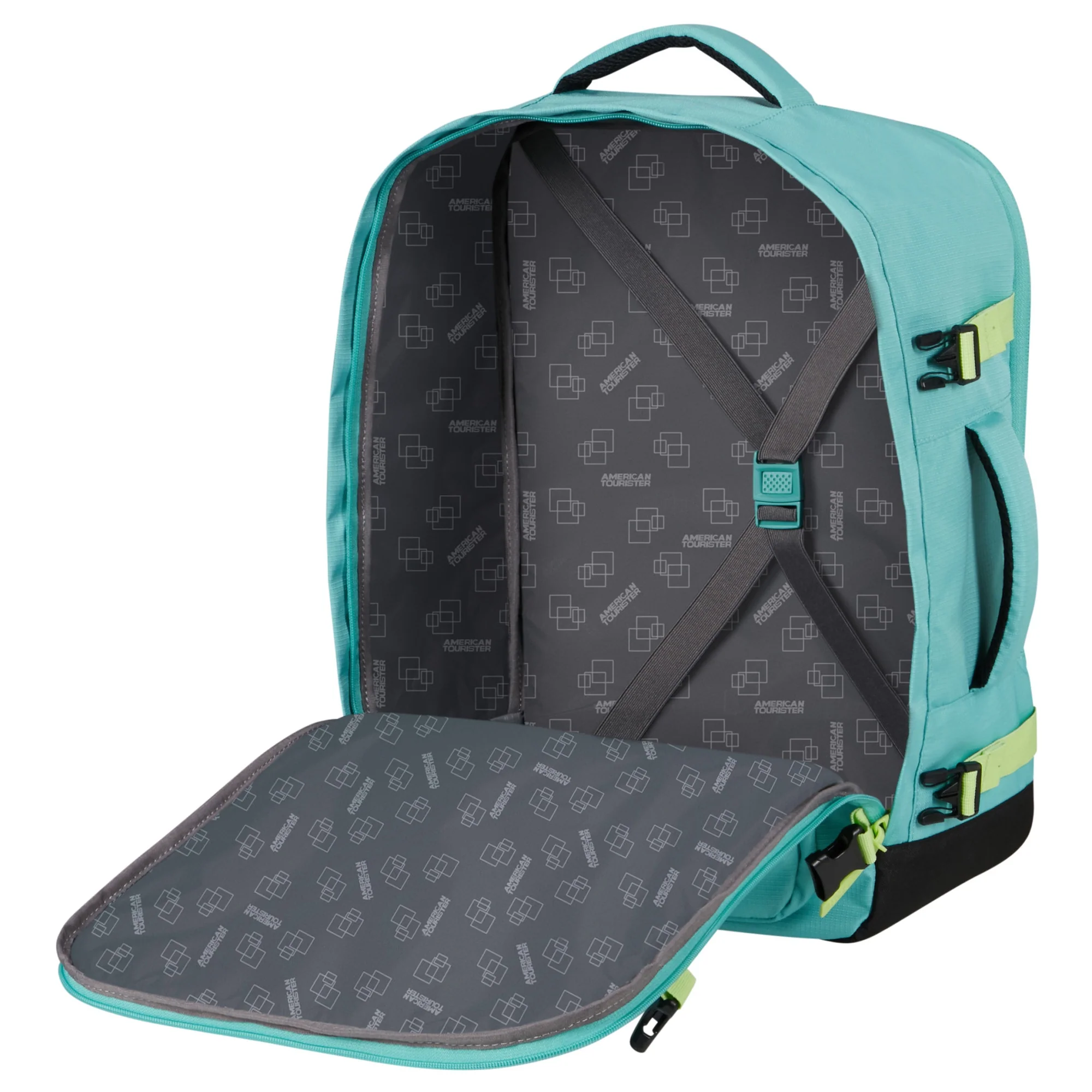 American Tourister Take2Cabin - Reiserucksack 15.6" M 45 cm (türkis) - Image 4