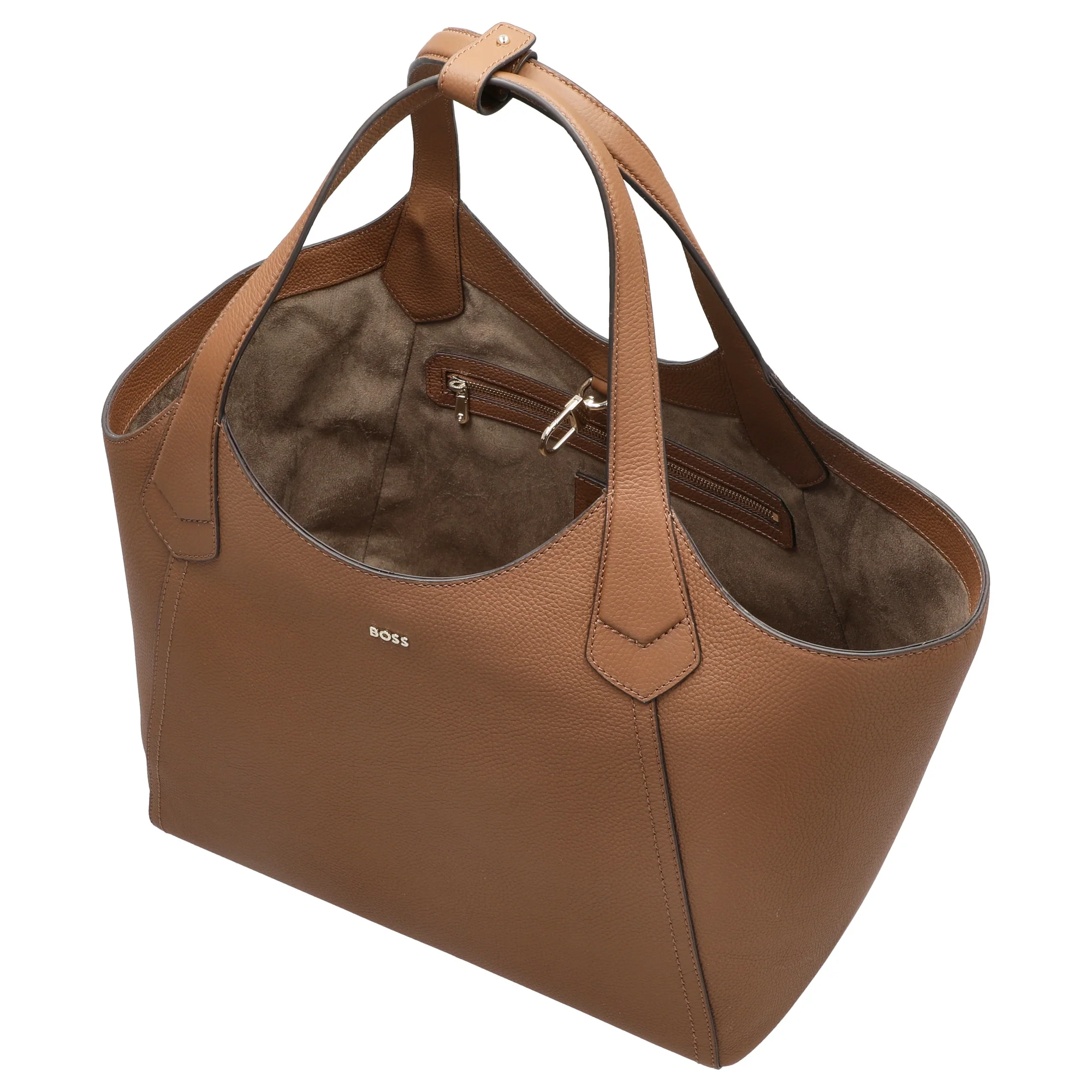 BOSS Lenah New Tote - Shopper 52 cm (medium brown) - Image 6
