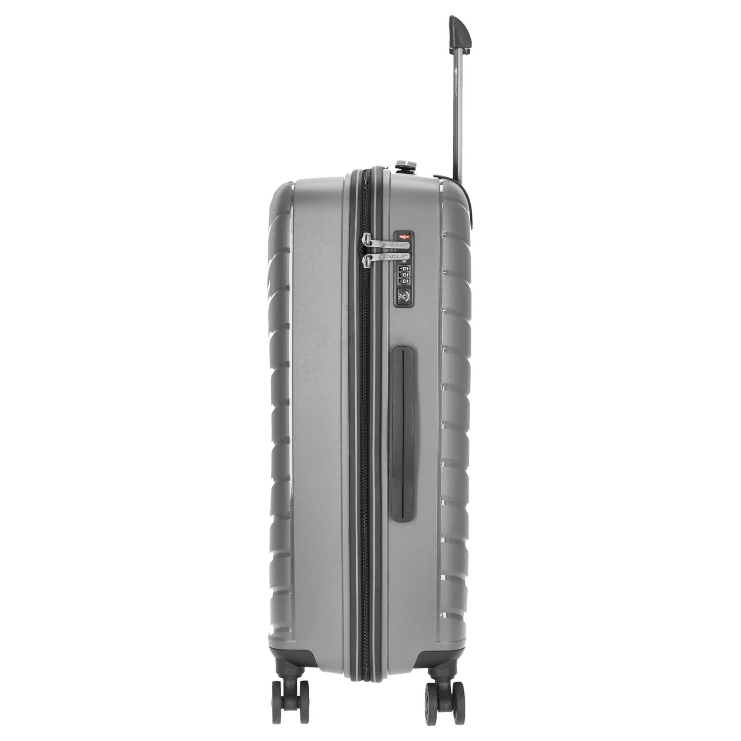 CHECK.IN Orlando - 4-Rollen-Trolley 67 cm (silber) - Image 3