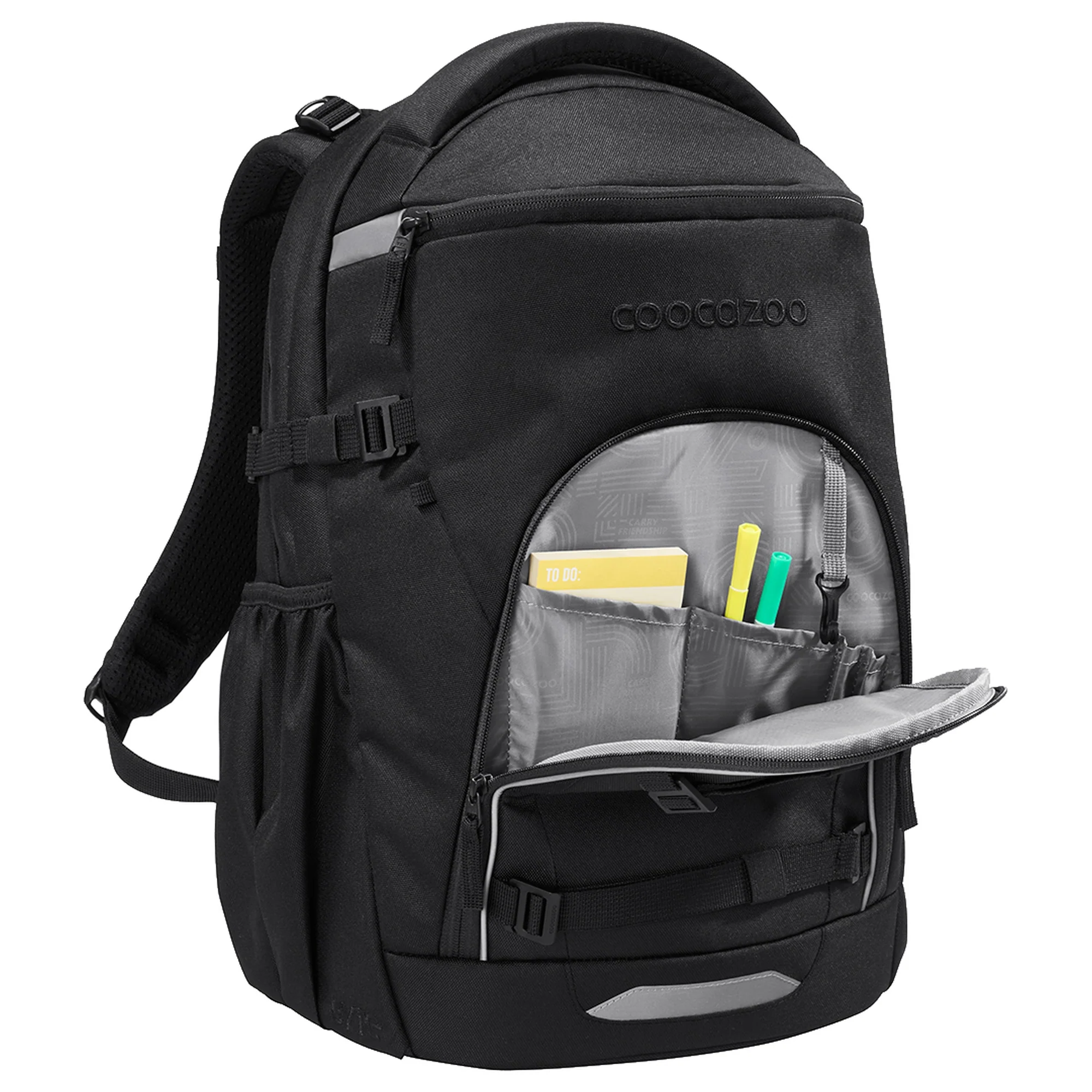 Coocazoo Byte - Schulrucksack 46 cm (Black Coal) - Image 5