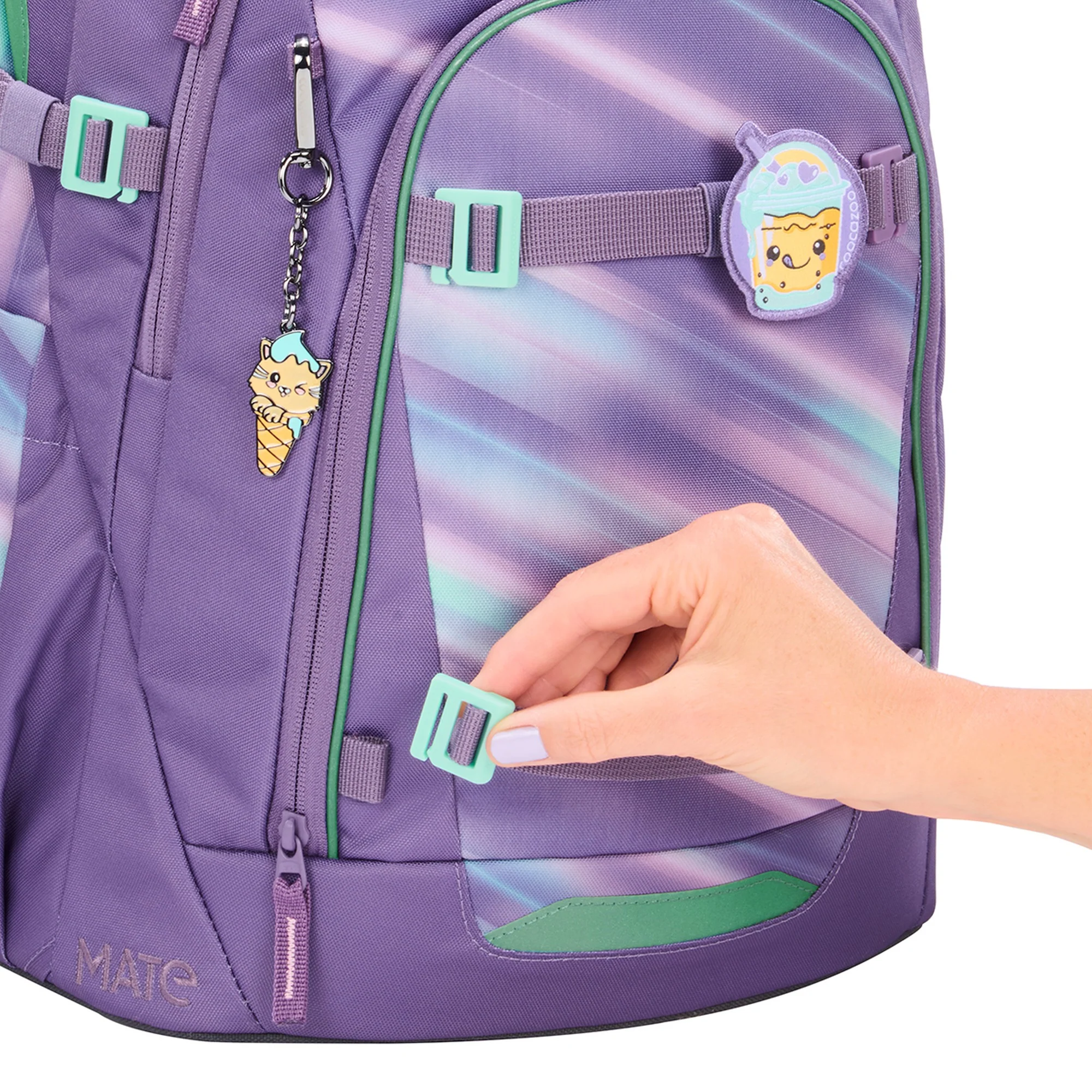 Coocazoo Mate - Schulrucksack 44 cm (Arctic Lights) - Image 8