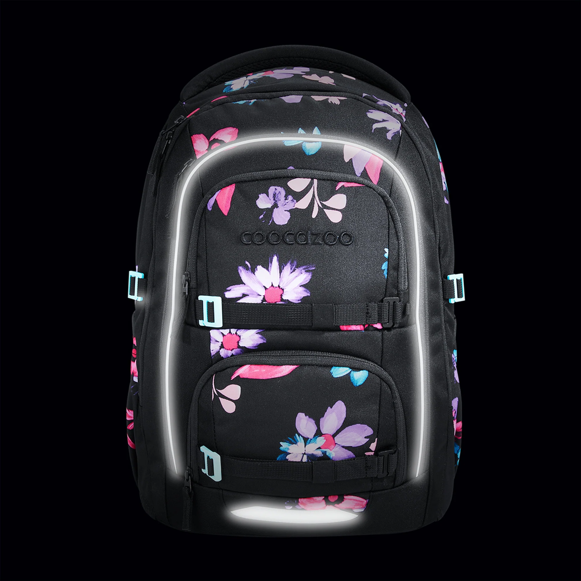 Coocazoo Porter - Schulrucksack 44 cm (Floral Artnight) - Image 10