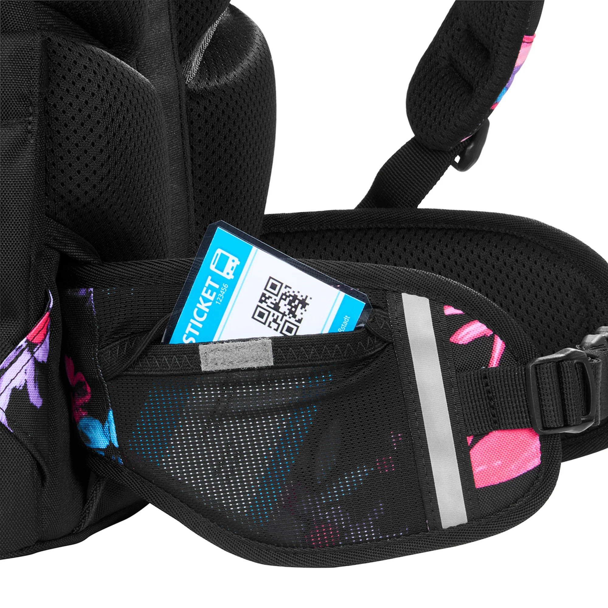 Coocazoo Porter - Schulrucksack 44 cm (Floral Artnight) - Image 8