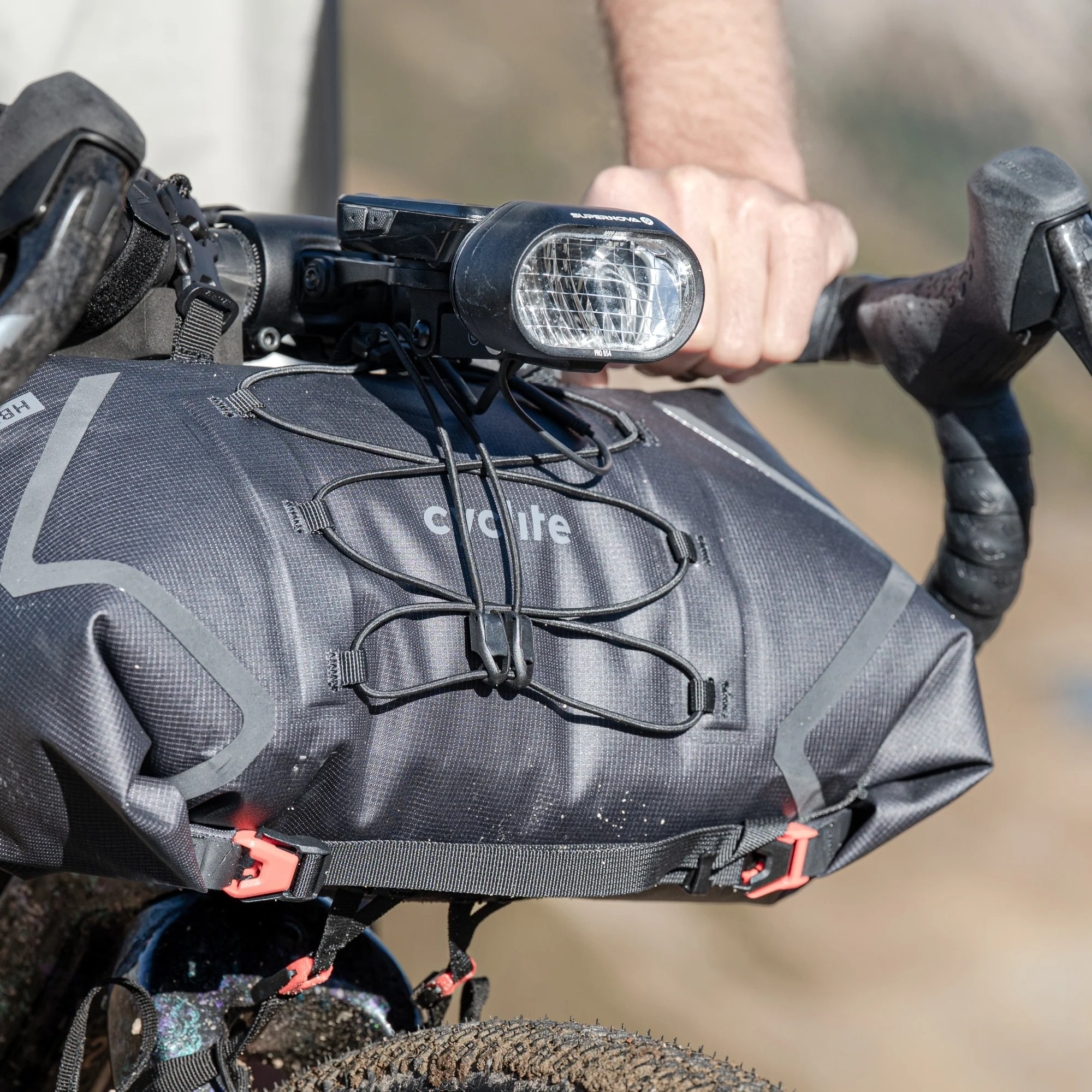 Cyclite Handle Bar Roll Bag / 02 - Lenkertasche (Bikepacking) 55 cm (black) - Image 5