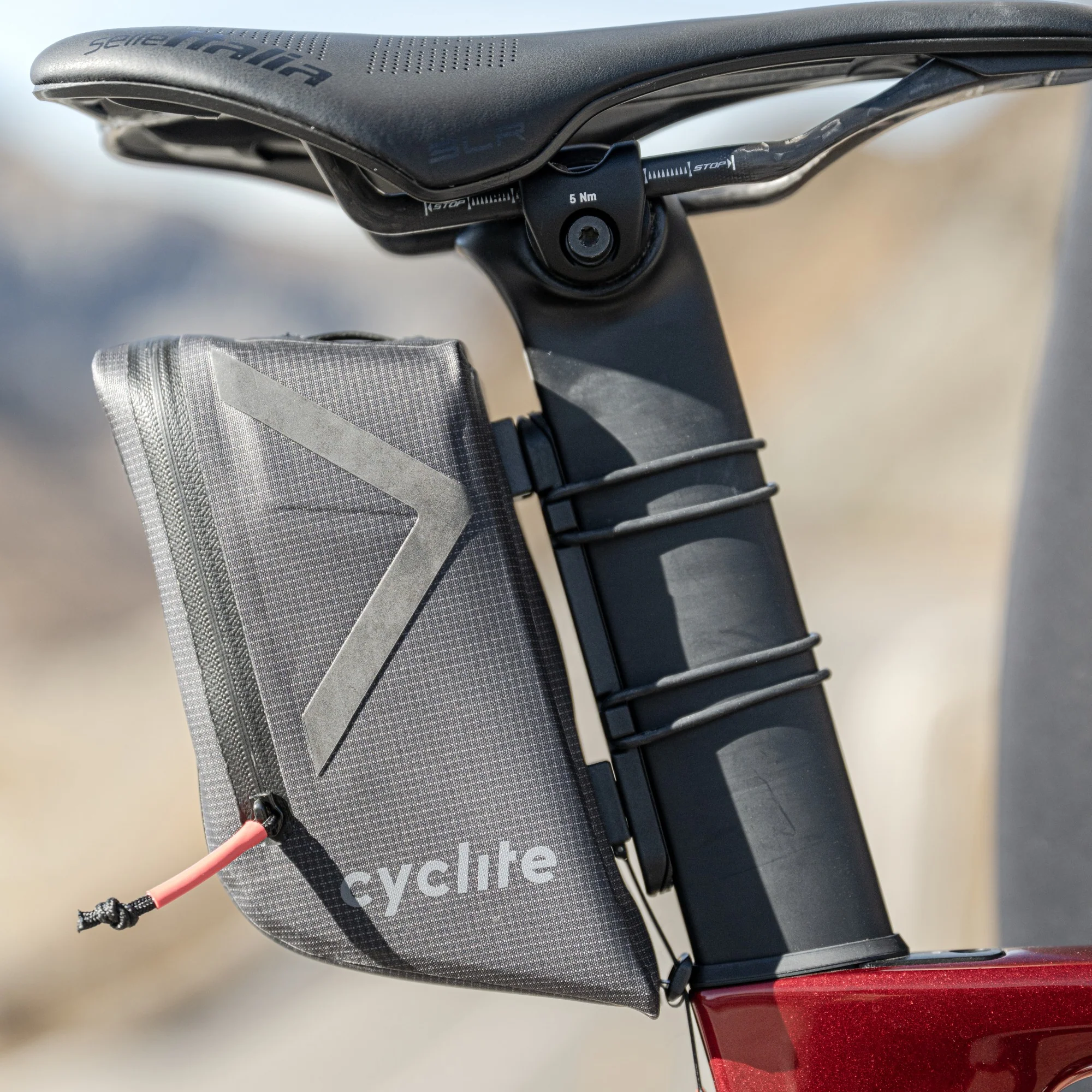 Cyclite Saddle Bag Nano / 01 - Satteltasche (Bikepacking) 17.5 cm (black) - Image 3
