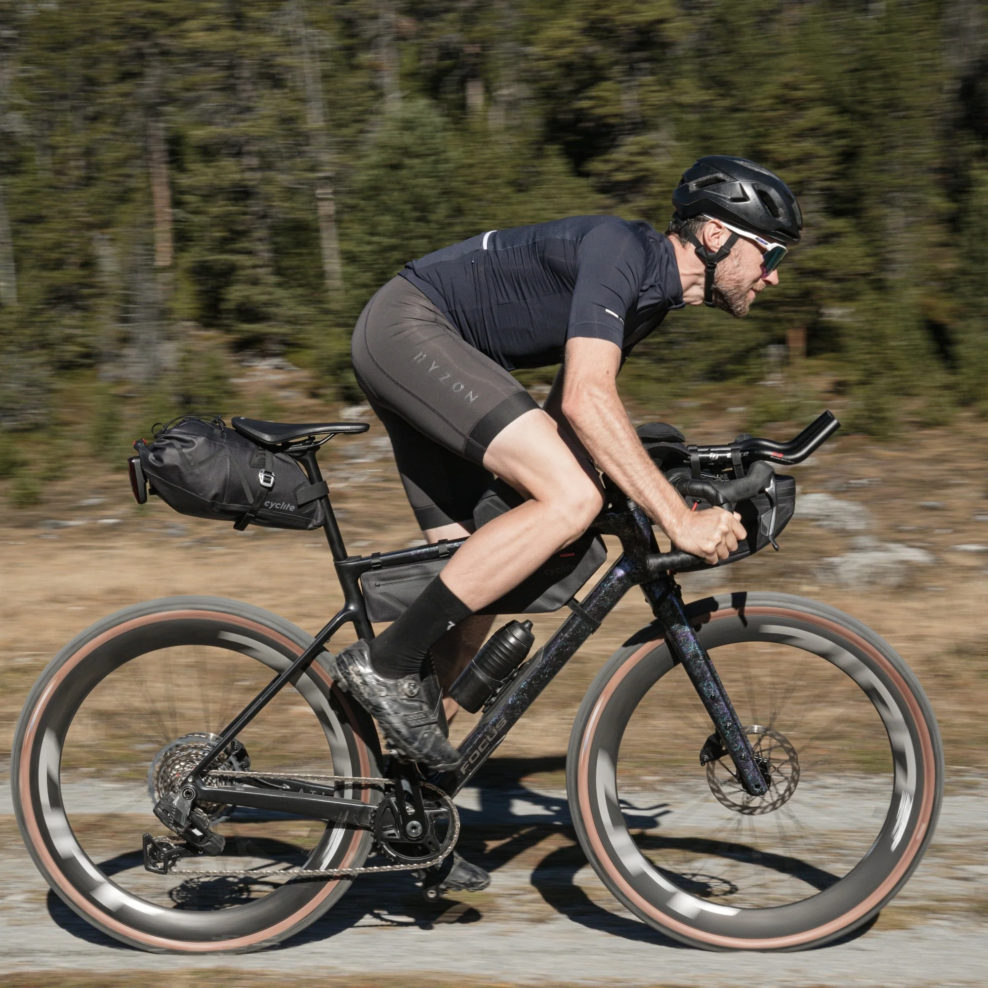 Cyclite Saddle Bag Small / 02 - Satteltasche (Bikepacking) 38 cm (black) - Image 8