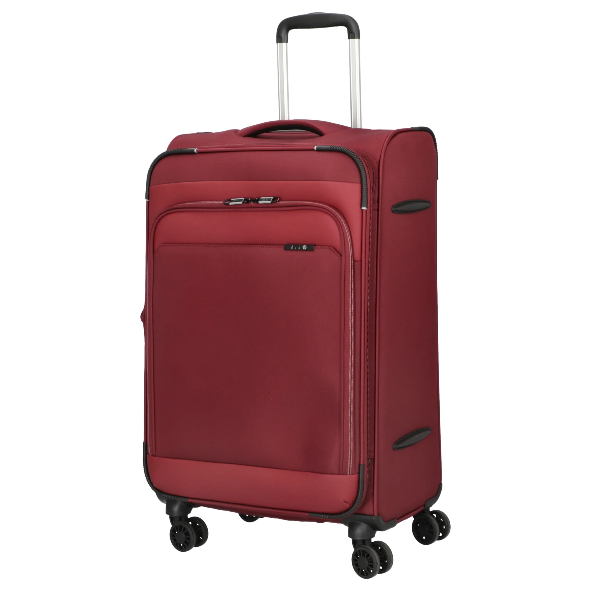 D&N Travel Line 9504 - 4-Rollen-Trolley M 67 cm erw. (dark red) - Image 2