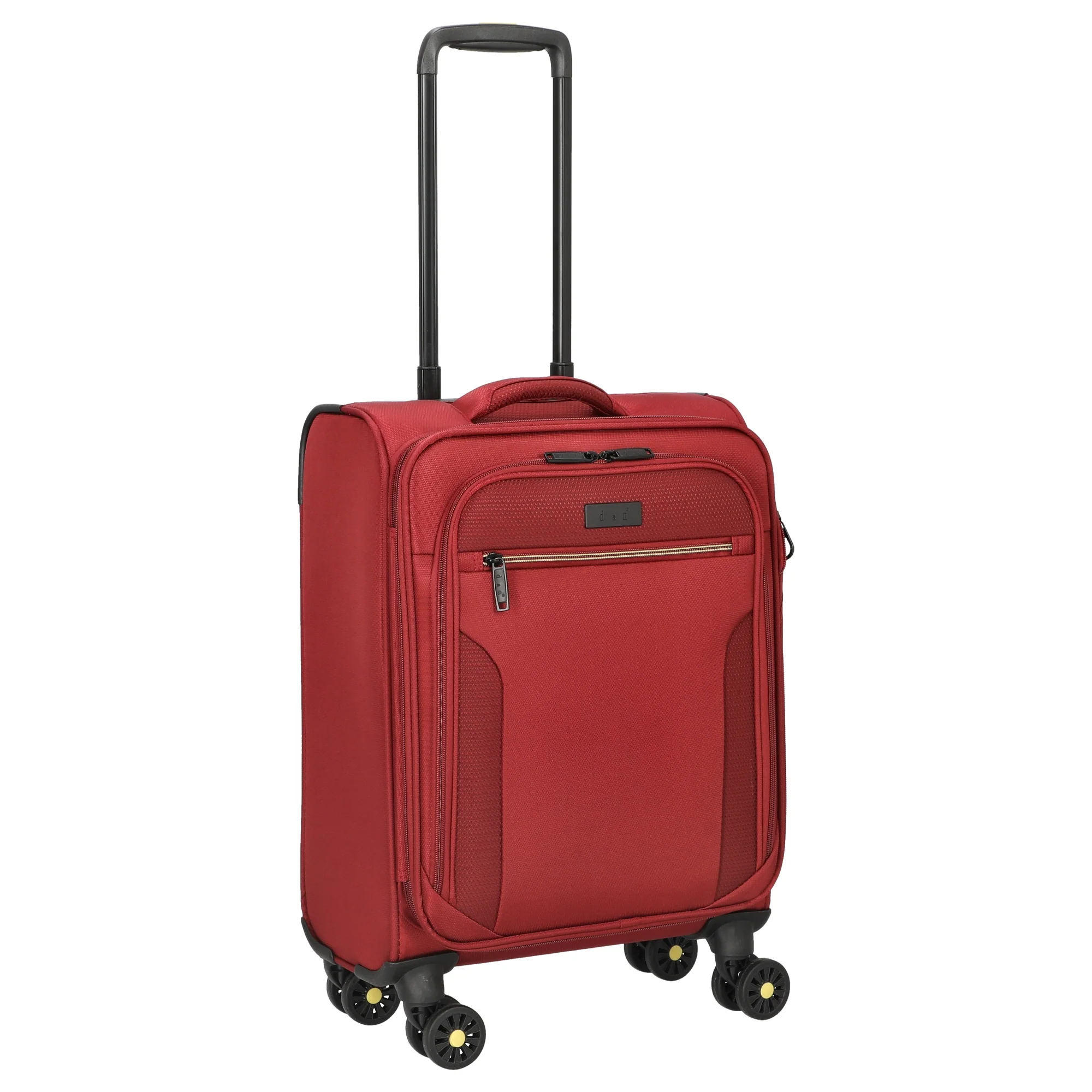 D&N Travel Line 9704 - 4-Rollen-Kabinentrolley S 55 cm (dark red) - Image 5