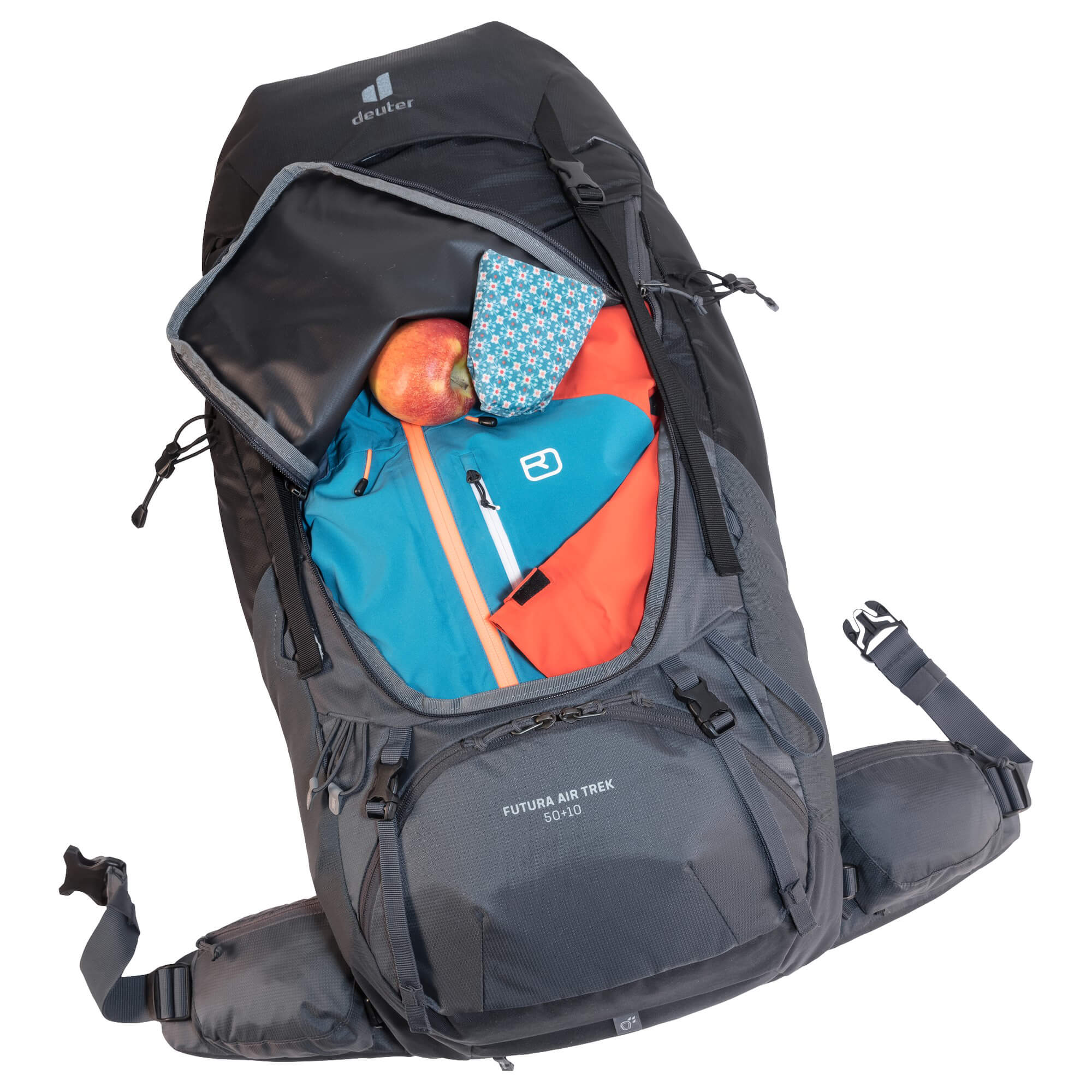 Deuter Futura Air Trek 50 + 10 - Trekkingrucksack 75 cm erw. (black-graphite) - Image 6