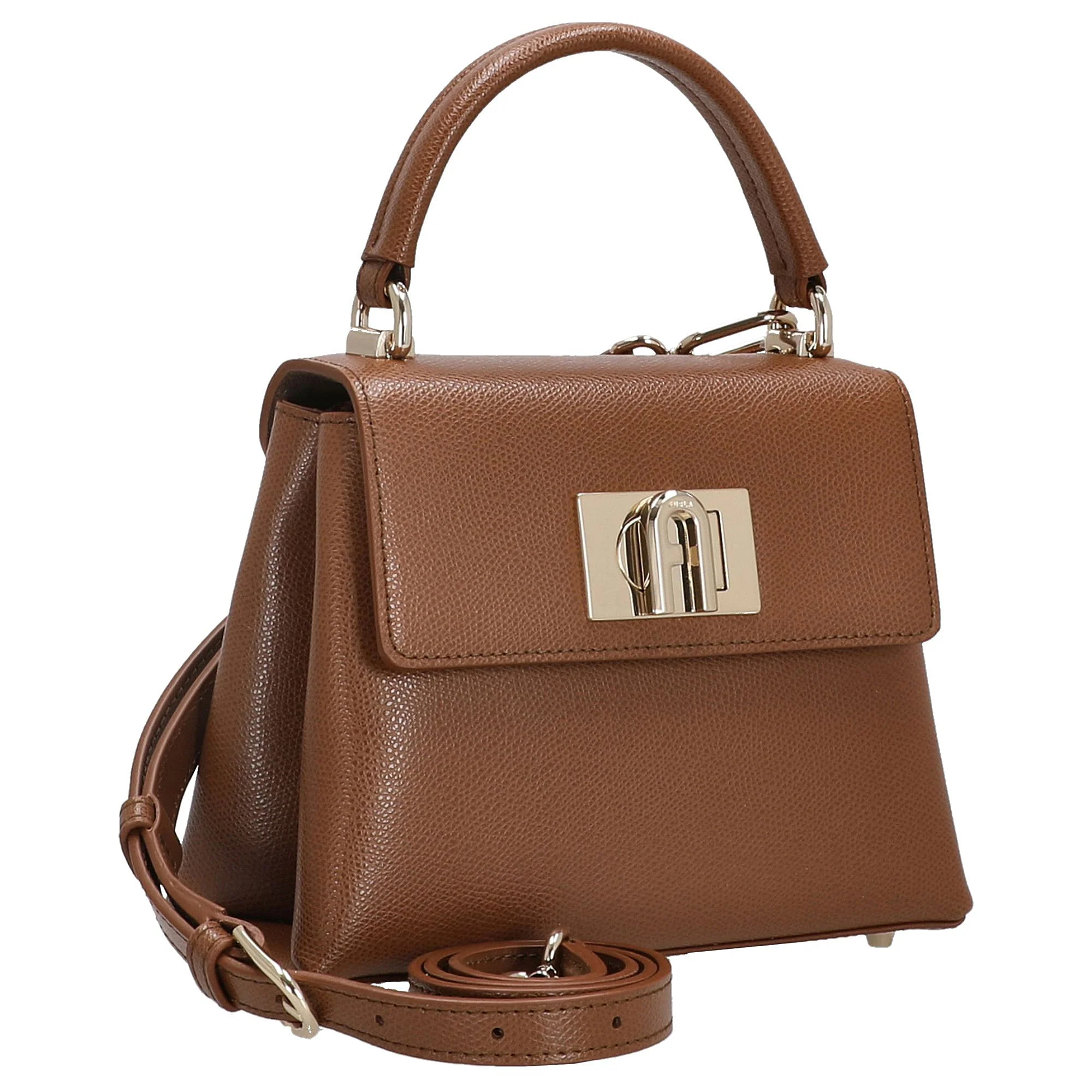 Furla 1927 Mini Top Handle - Abendtasche 21 cm (cognac) - Image 5
