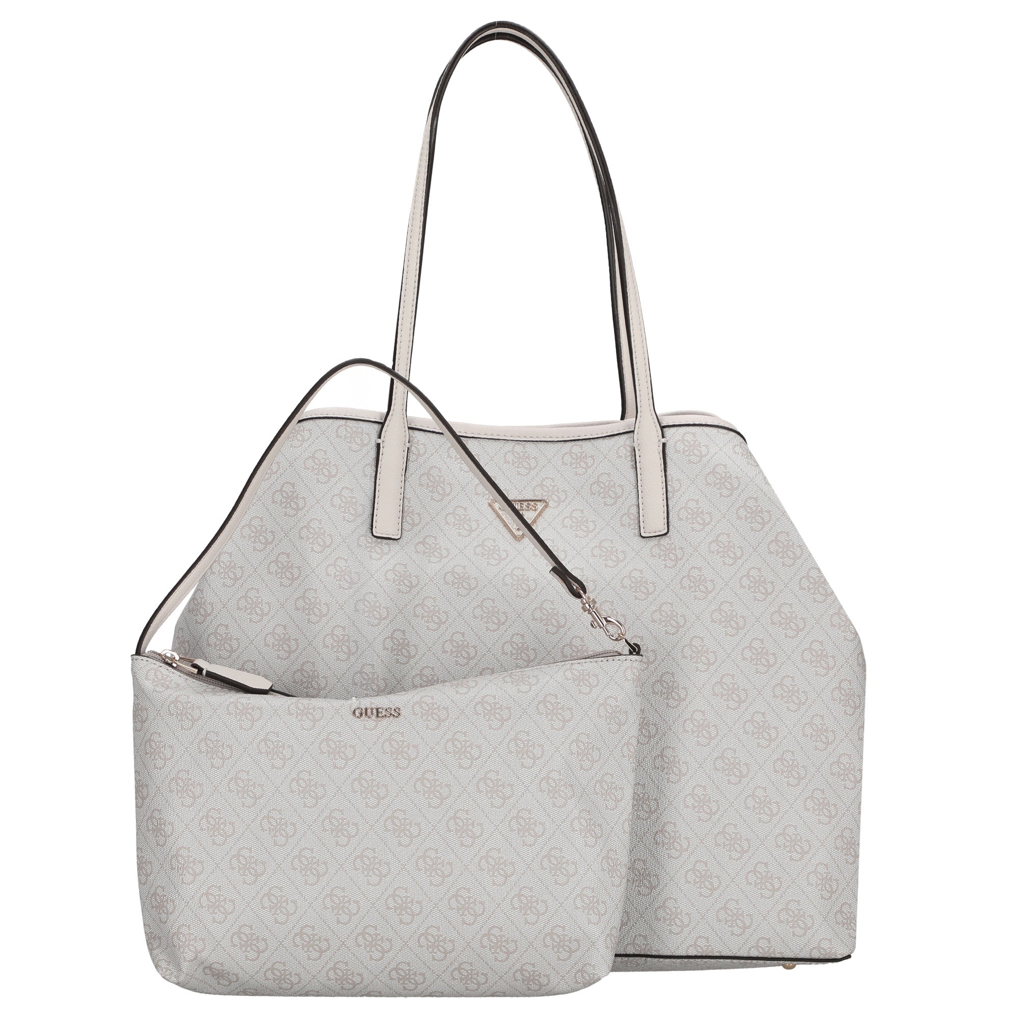 Guess Eco Victtoria - Shopper 2in1 L 40 cm (bone logo) - Image 6