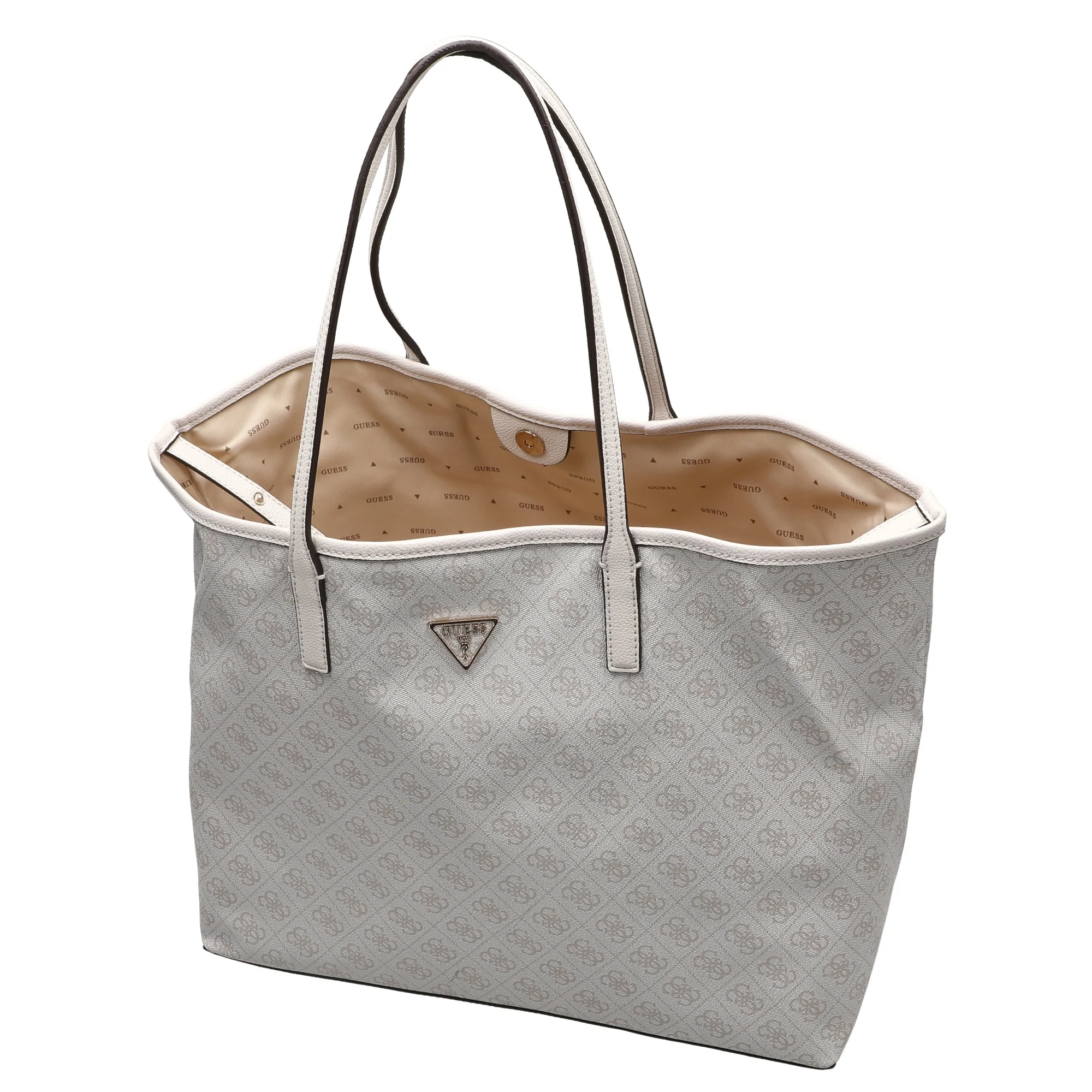 Guess Eco Victtoria - Shopper 2in1 L 40 cm (bone logo) - Image 7