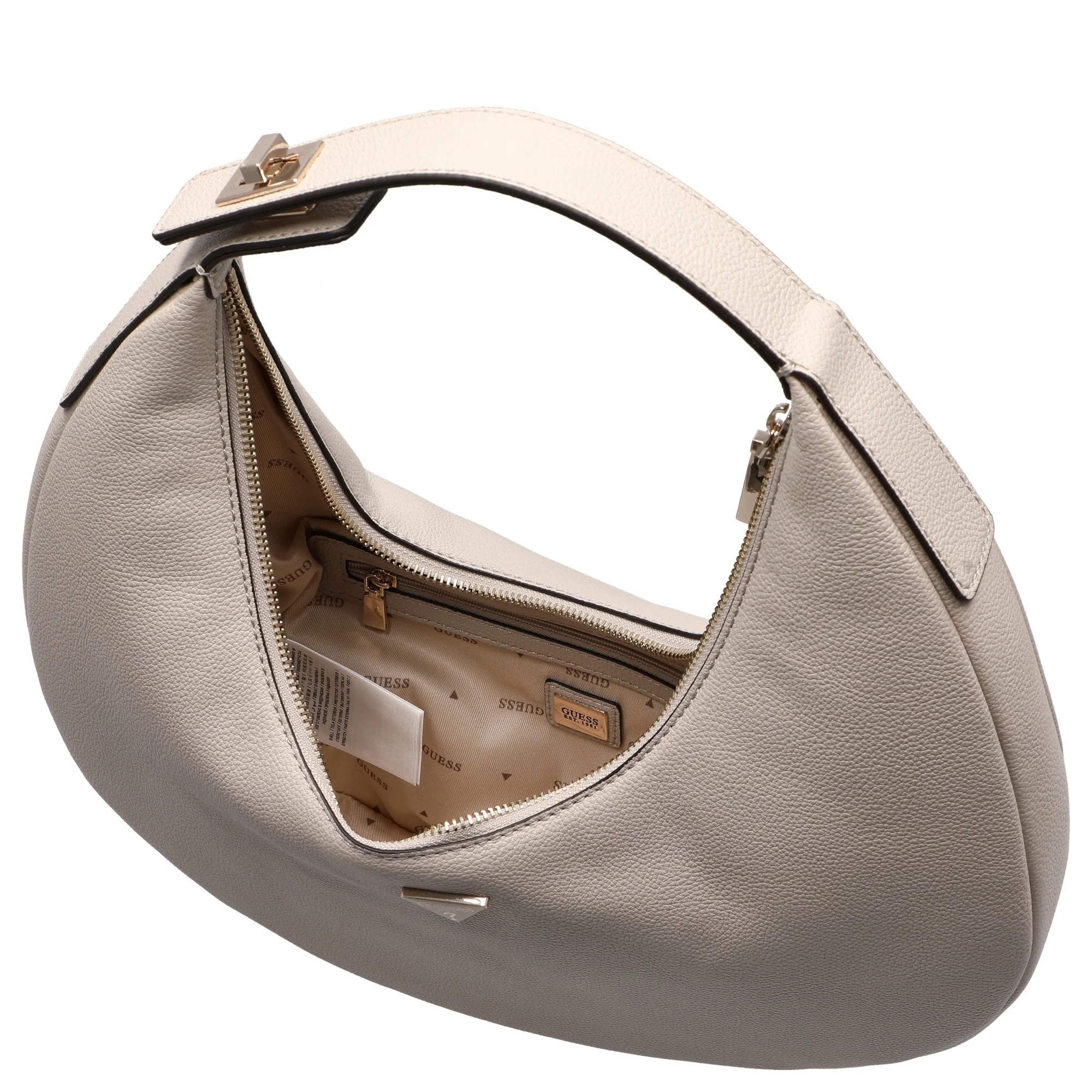 Guess Evie Hobo - Schultertasche (light taupe) - Image 6