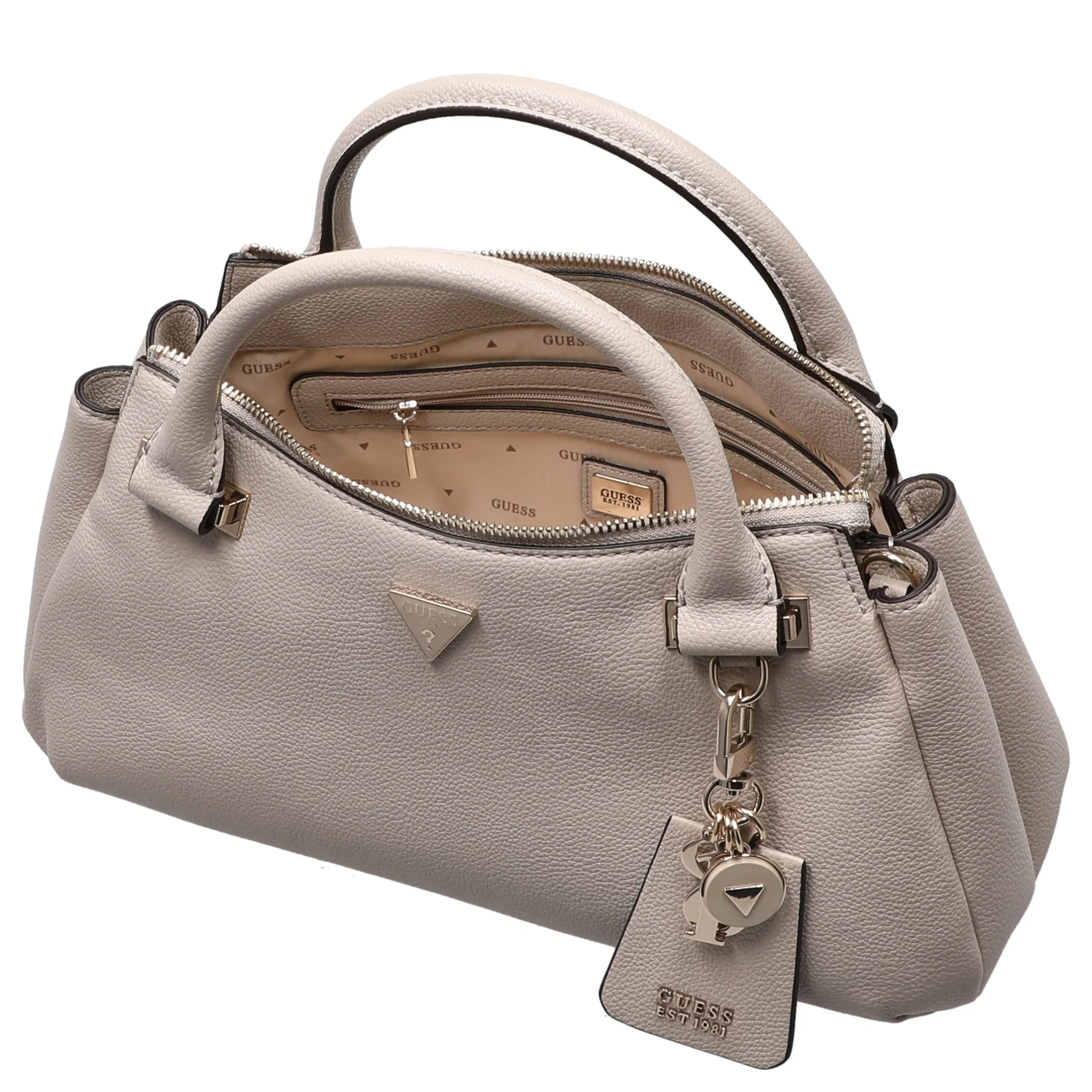 Guess Evie Triple - Henkeltasche (light taupe) - Image 6