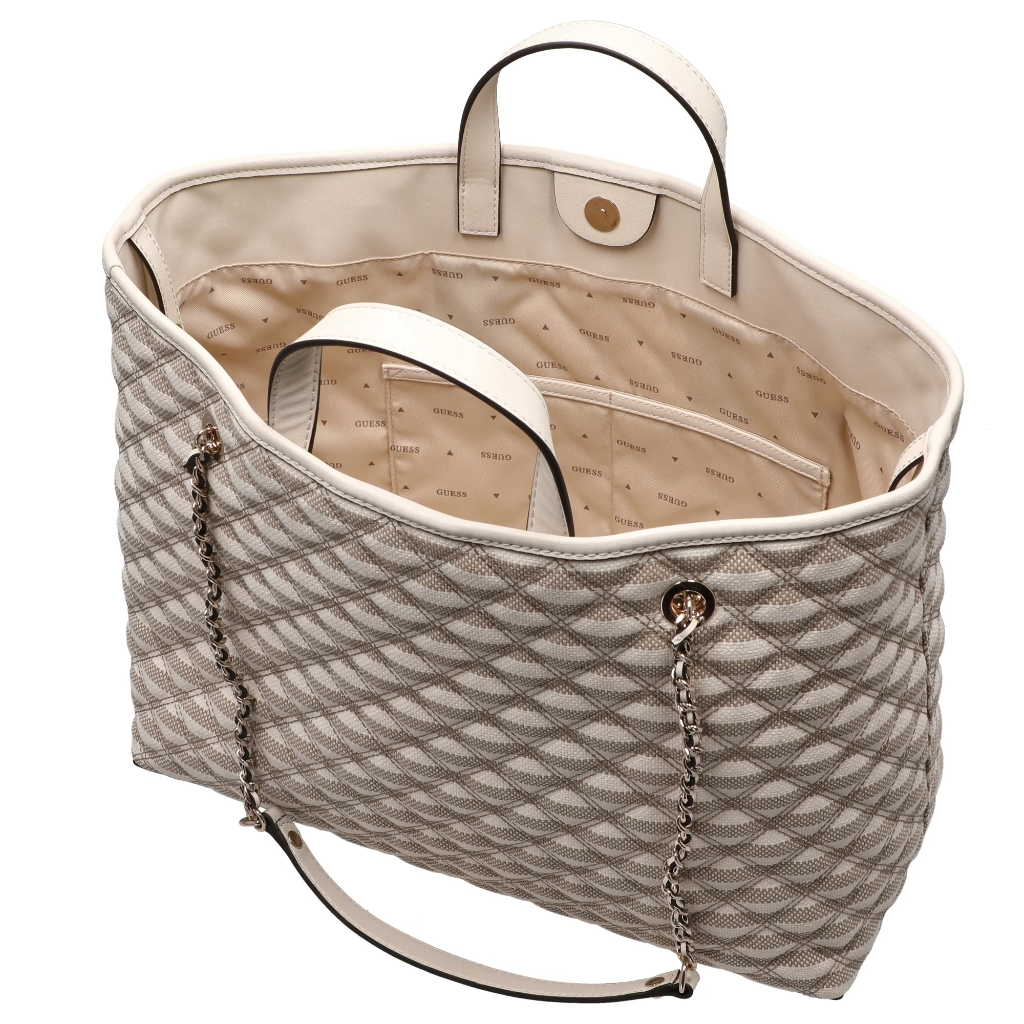 Guess Giully ll 2 in 1 Tote - Shopper 45 cm (taupe multi) - Image 7