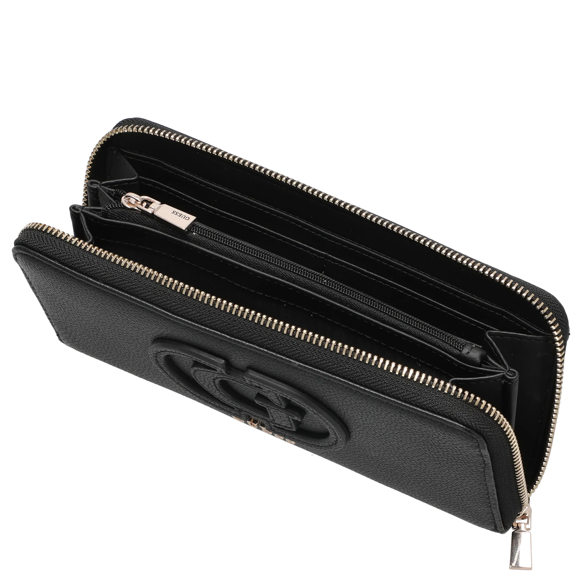 Guess Isola SLG Large Zip - Geldbörse 12cc 20 cm (black) - Image 2