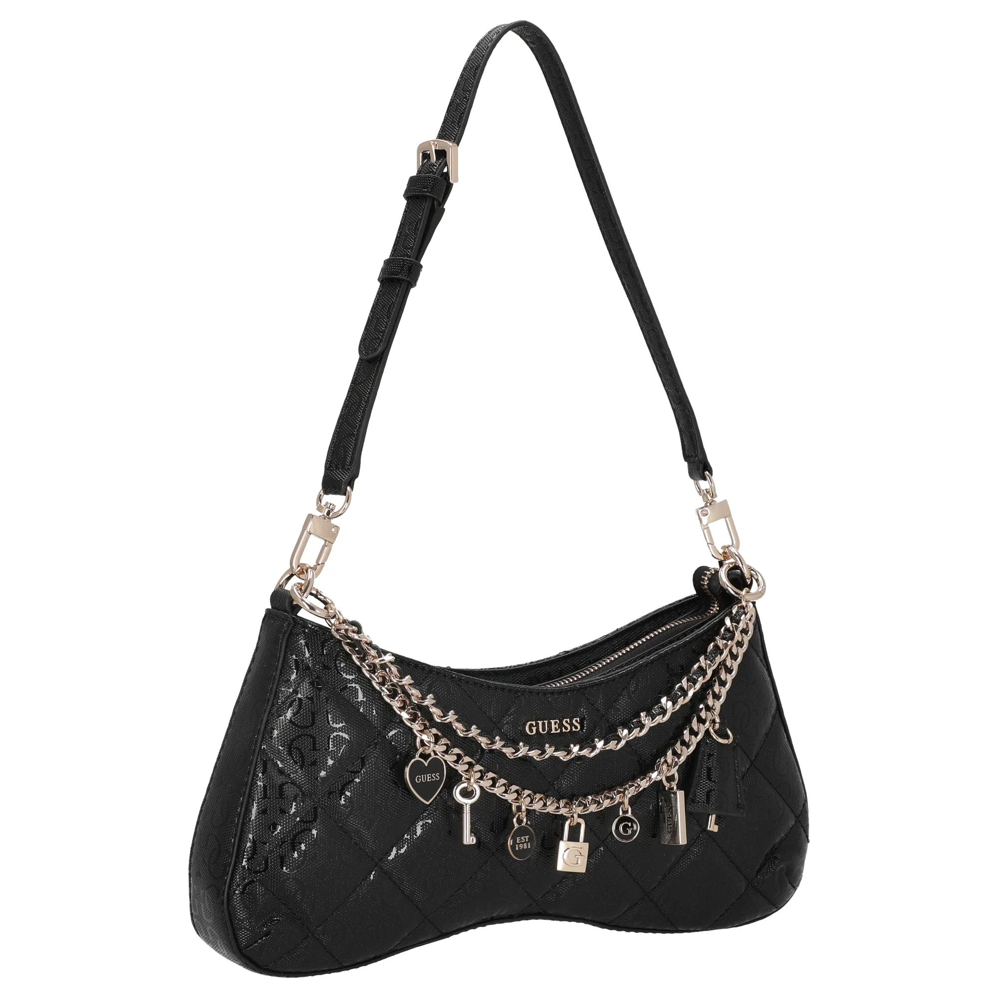 Guess Libby - Schultertasche 30 cm (black) - Image 5