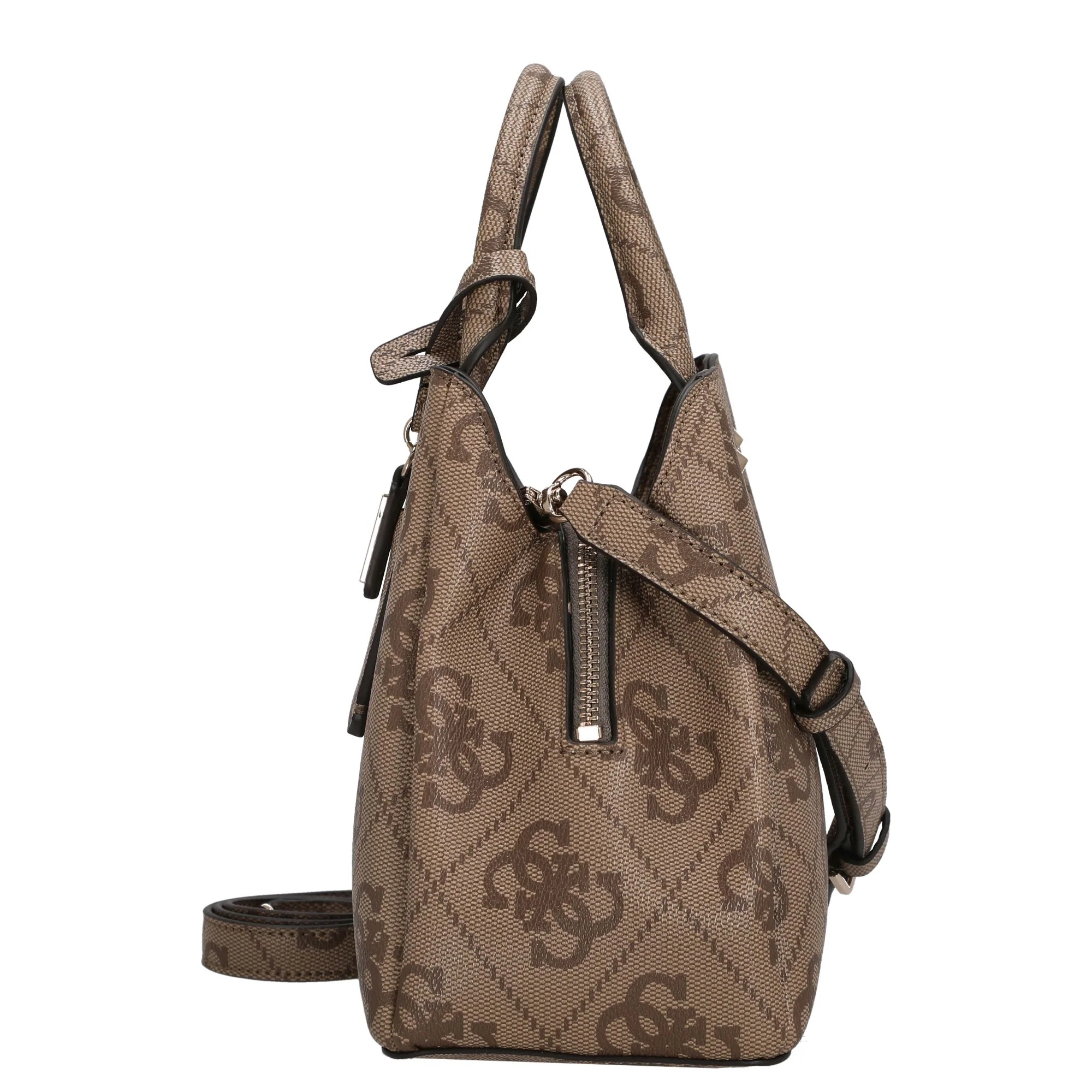 Guess Meridian ll - Henkeltasche 21 cm (latte logo) - Image 3
