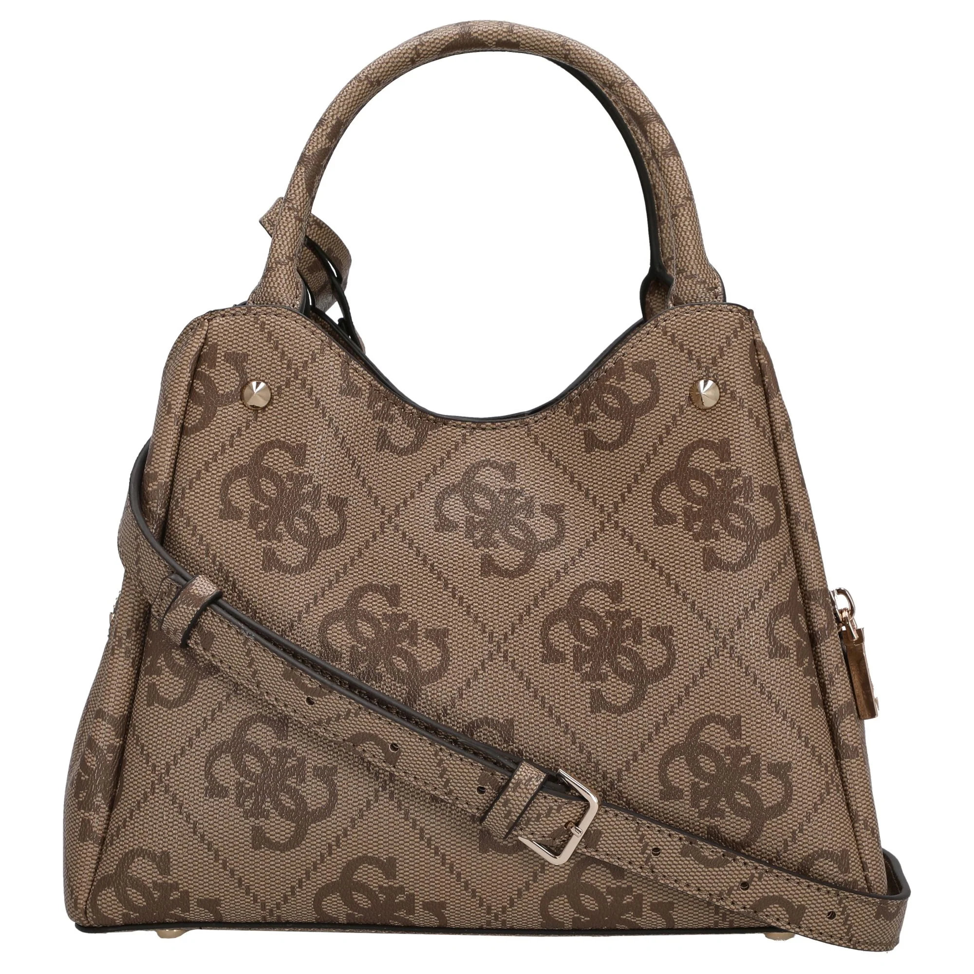 Guess Meridian ll - Henkeltasche 21 cm (latte logo) - Image 4