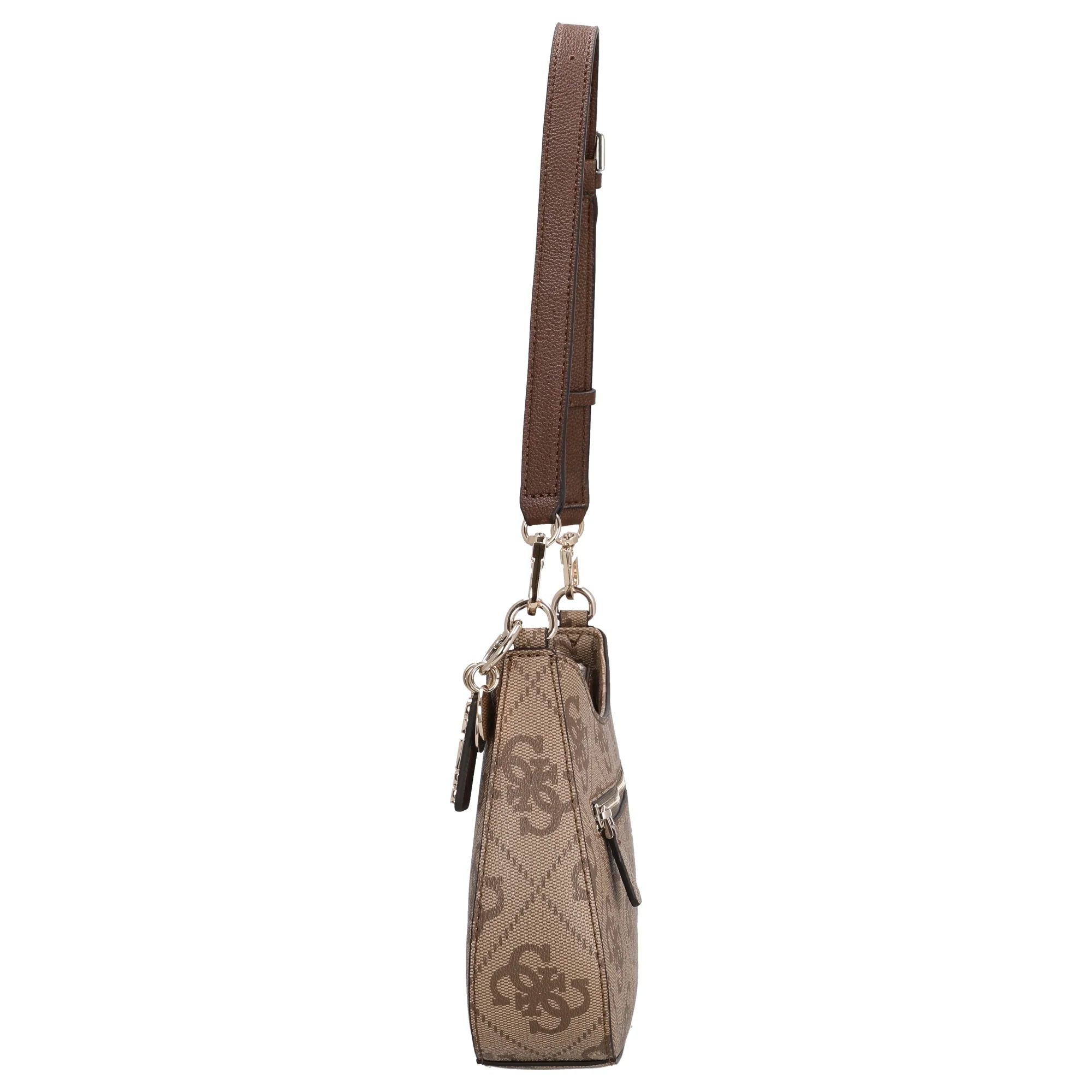 Guess Noelle ll Top Zip - Schultertasche 29 cm (latte logo/brown) - Image 3