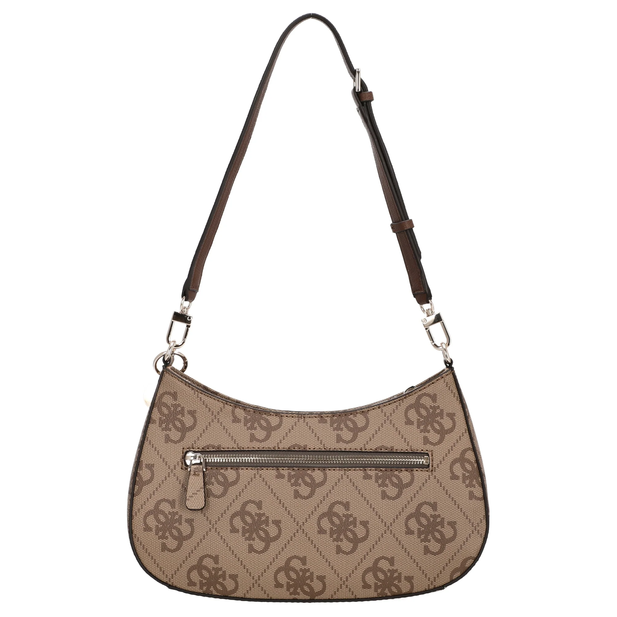 Guess Noelle ll Top Zip - Schultertasche 29 cm (latte logo/brown) - Image 4