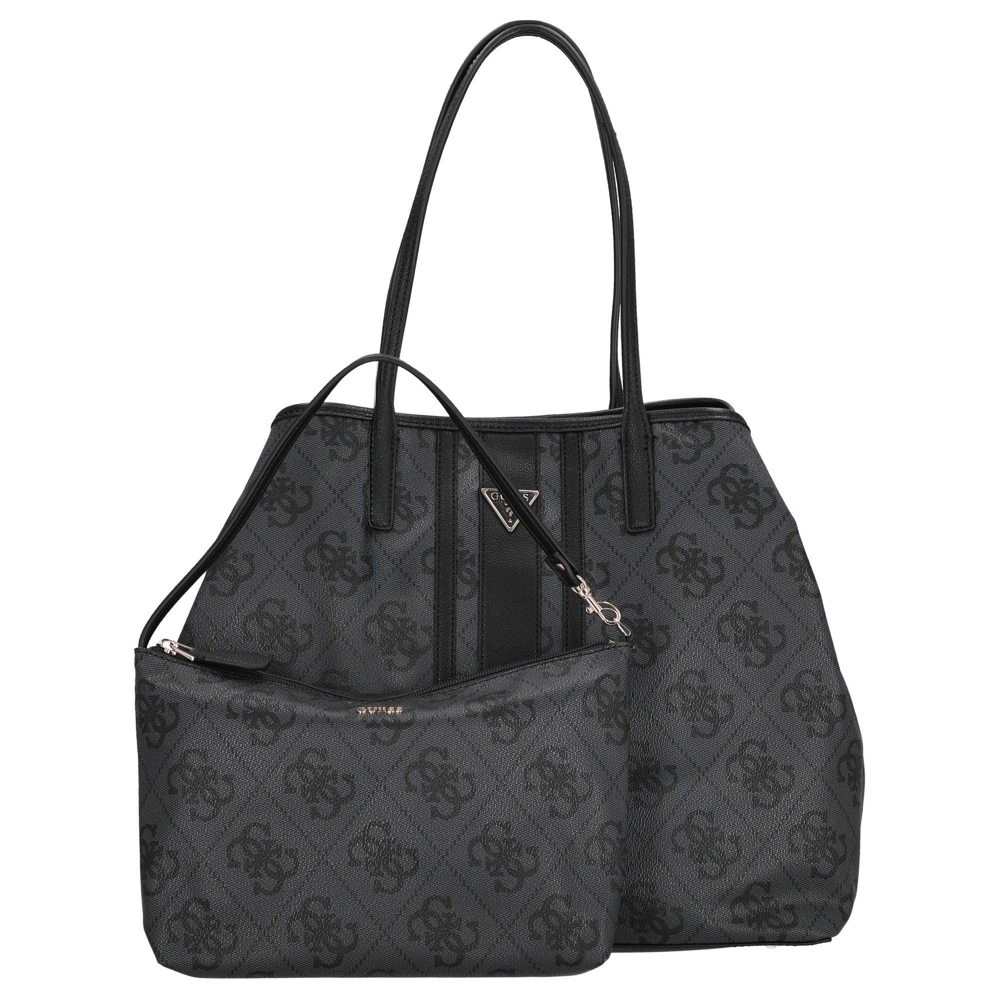 Guess Victtoria Large 2 in 1 Tote - Shopper 40 cm (coal logo) - Image 6