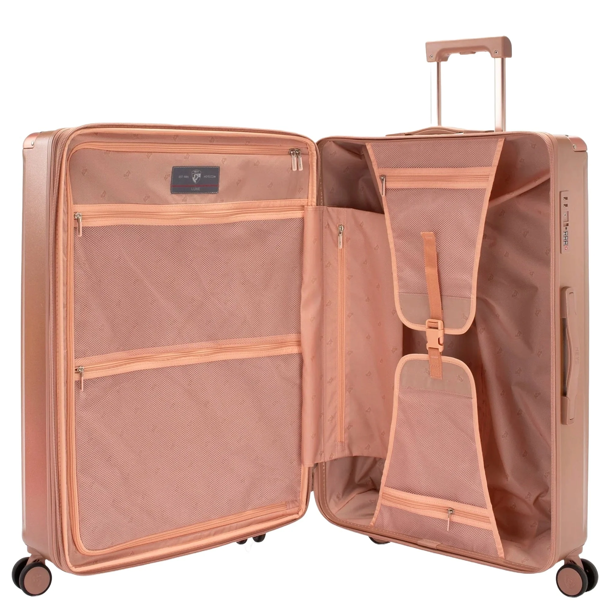 Heys Luxe - 4-Rollen-Trolley Set 3tlg. L/M/S erw. (rose gold) - Image 6