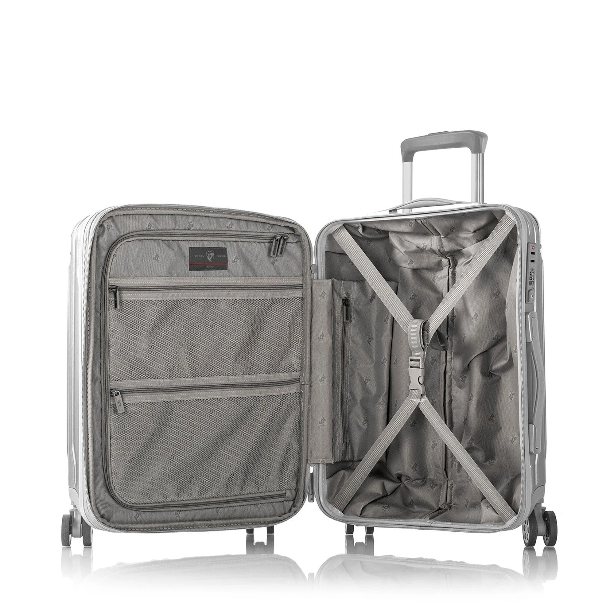 Heys Xtrak - 4-Rollen-Kabinentrolley S 55 cm erw. (silber) - Image 5