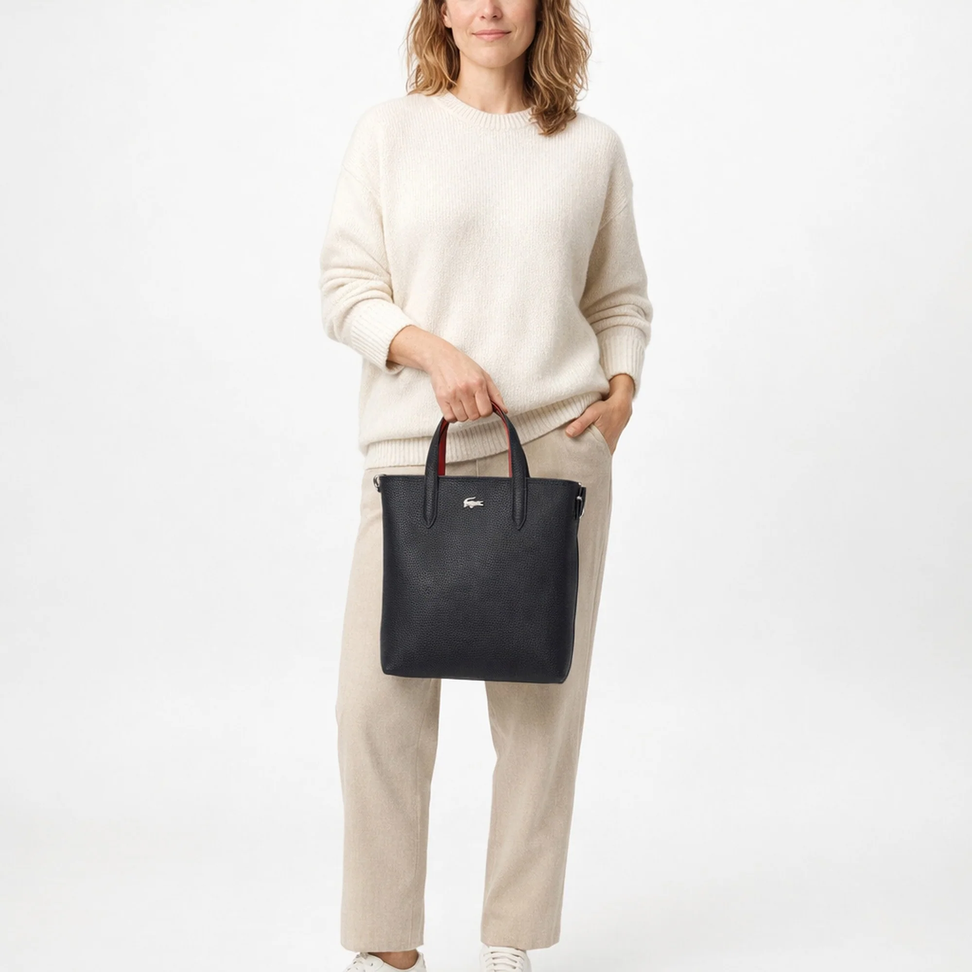 Lacoste Anna - Henkeltasche 29 cm (marine) - Image 7