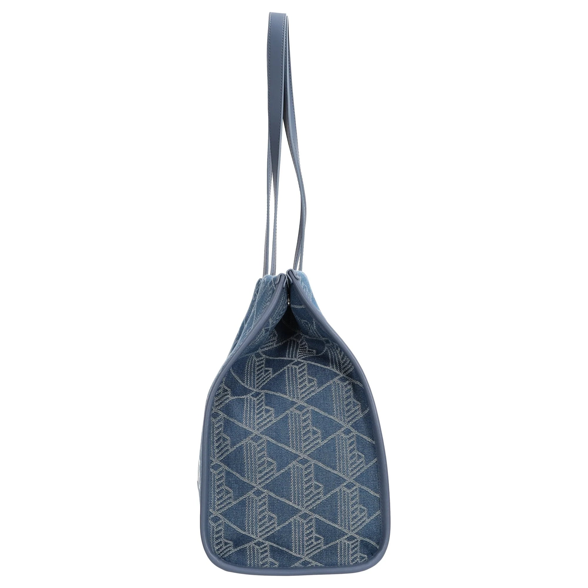 Lacoste Heritage Jacquard - Handtasche 40 cm (mono jacquard denim) - Image 3