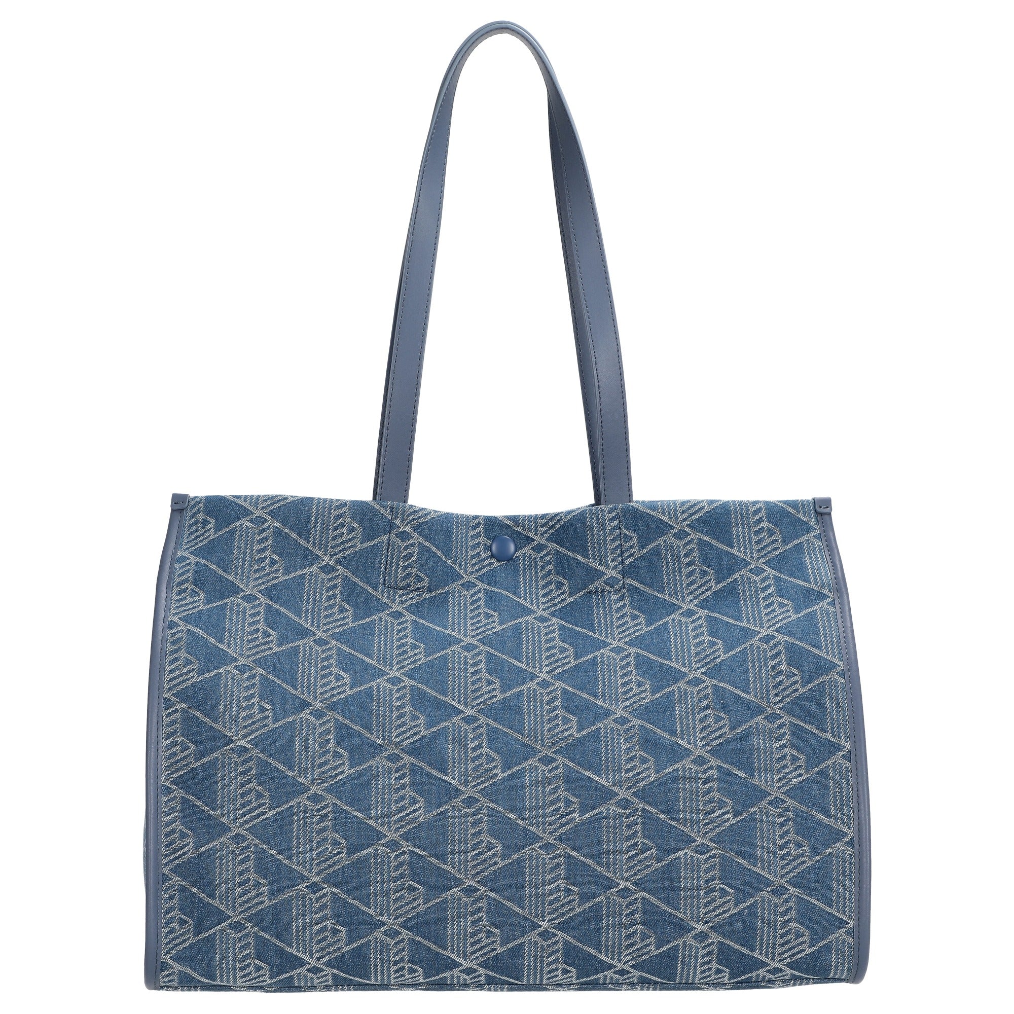 Lacoste Heritage Jacquard - Handtasche 40 cm (mono jacquard denim) - Image 4