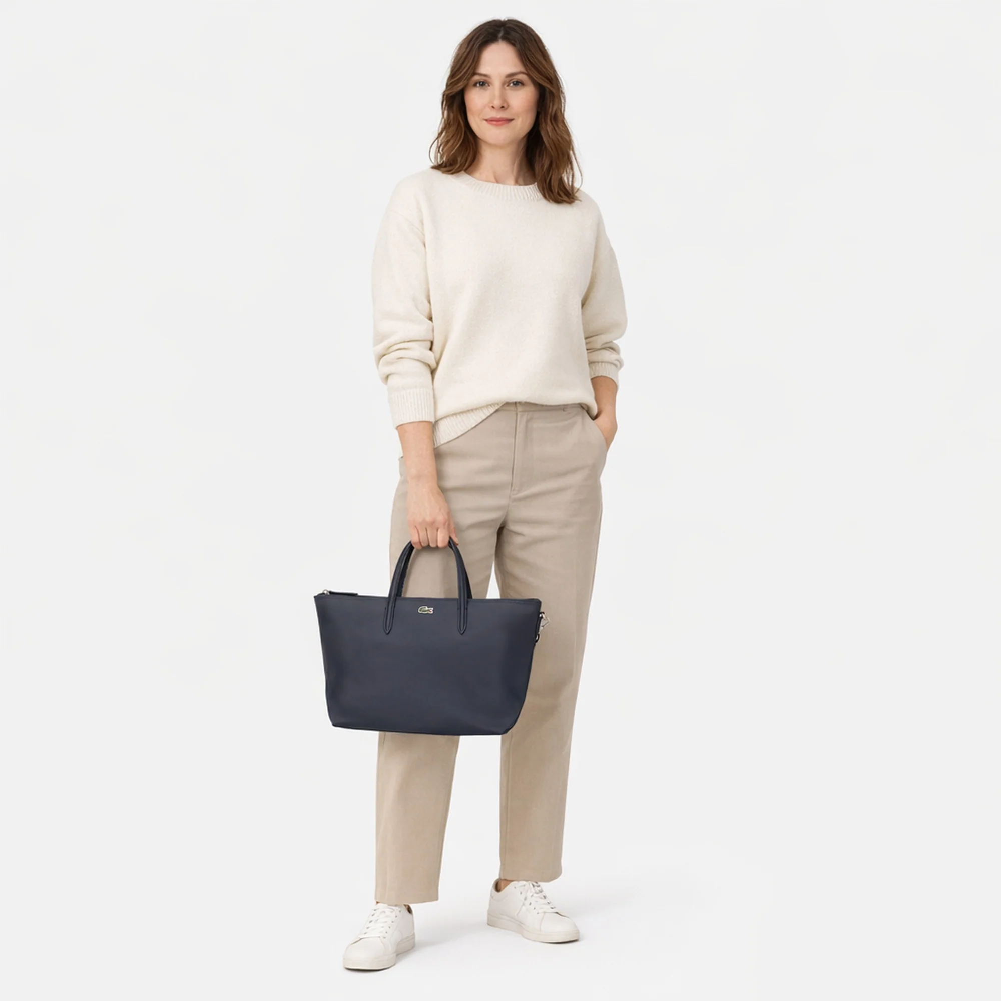 Lacoste L.12.12 Concept Tote - Henkeltasche 28 cm (eclipse) - Image 7