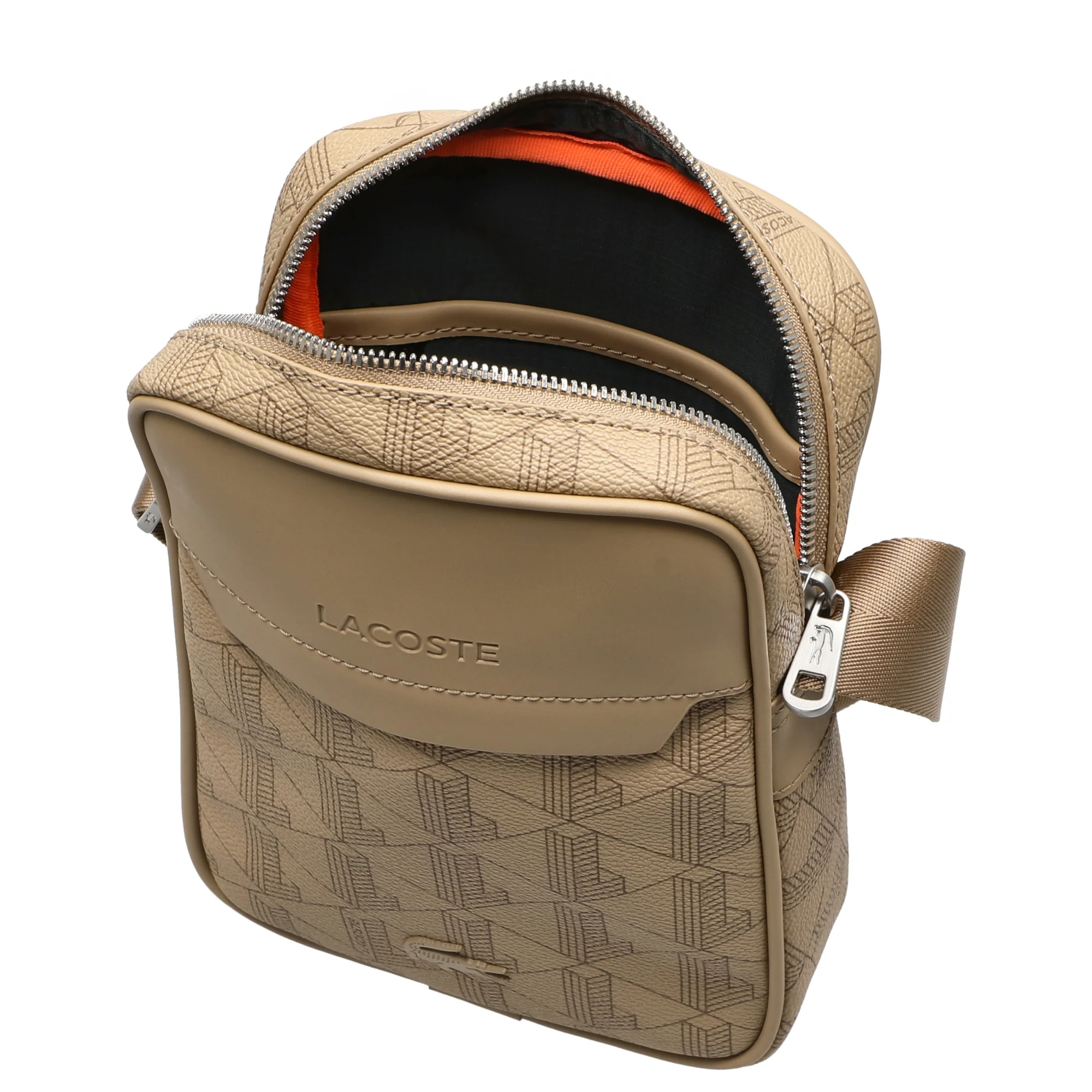 Lacoste The Blend - vertical Umhängetasche 21.5 cm (mono viennois otter) - Image 6