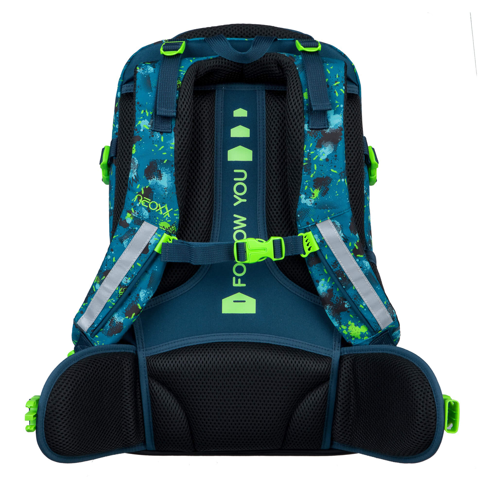 Neoxx ACTIVE PRO - Schulrucksack 45.5 cm (Petrol extreme) - Image 4