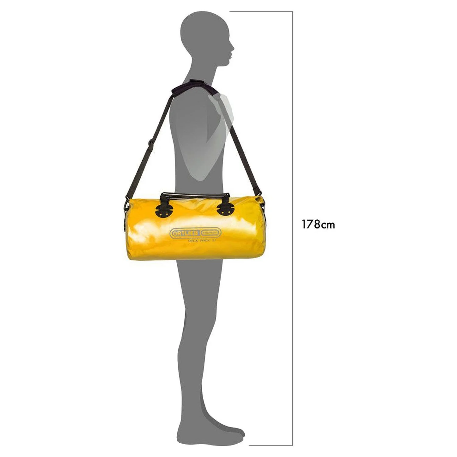 Ortlieb Rack-Pack 31 - Reisetasche 54 cm (sunyellow black) - Image 7