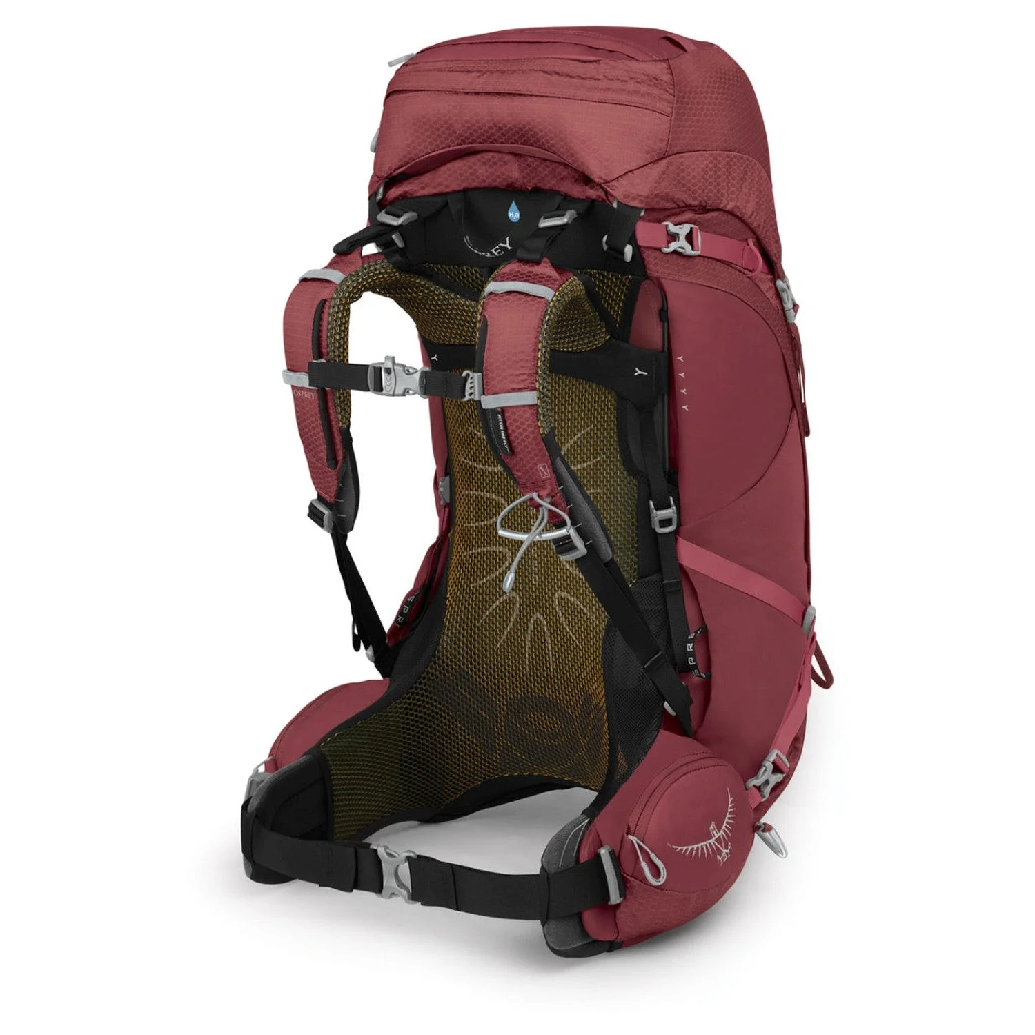 Osprey Aura AG 50 Women M/L - Trekkingrucksack 80 cm (berry sorbet red) - Image 3