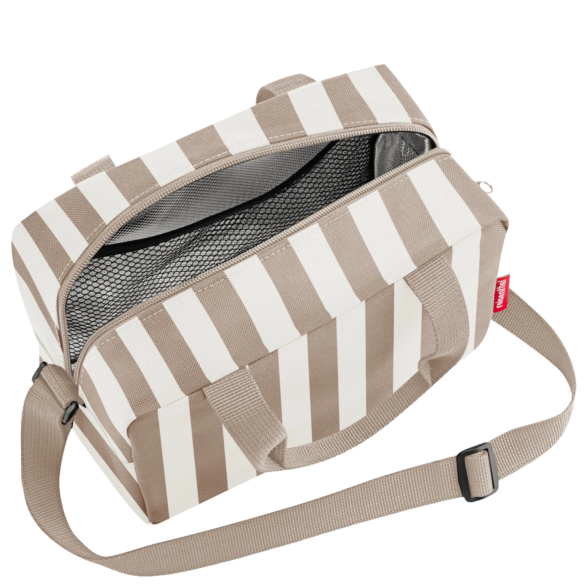 reisenthel coolerbag to-go - Kühltasche 23.5 cm (summerstripes coffee) - Image 3