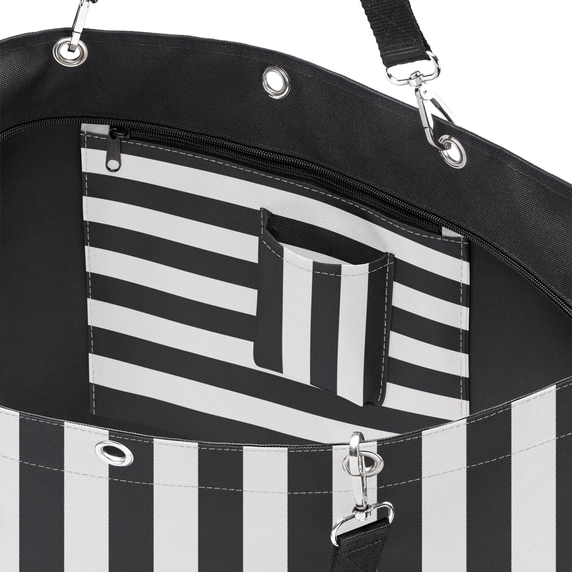 reisenthel XL - Shopper 65 cm (summerstripes black) - Image 3