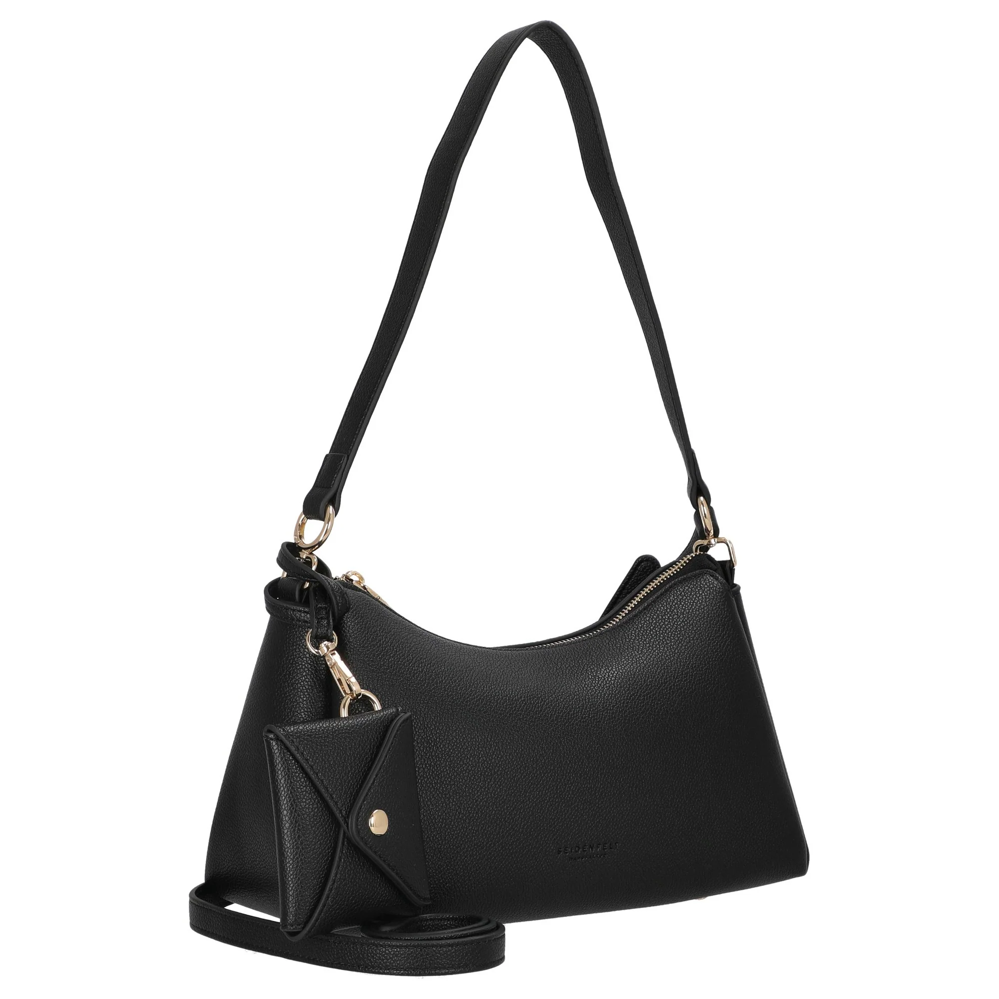 Seidenfelt Meloy - Schultertasche 30 cm (black) - Image 5