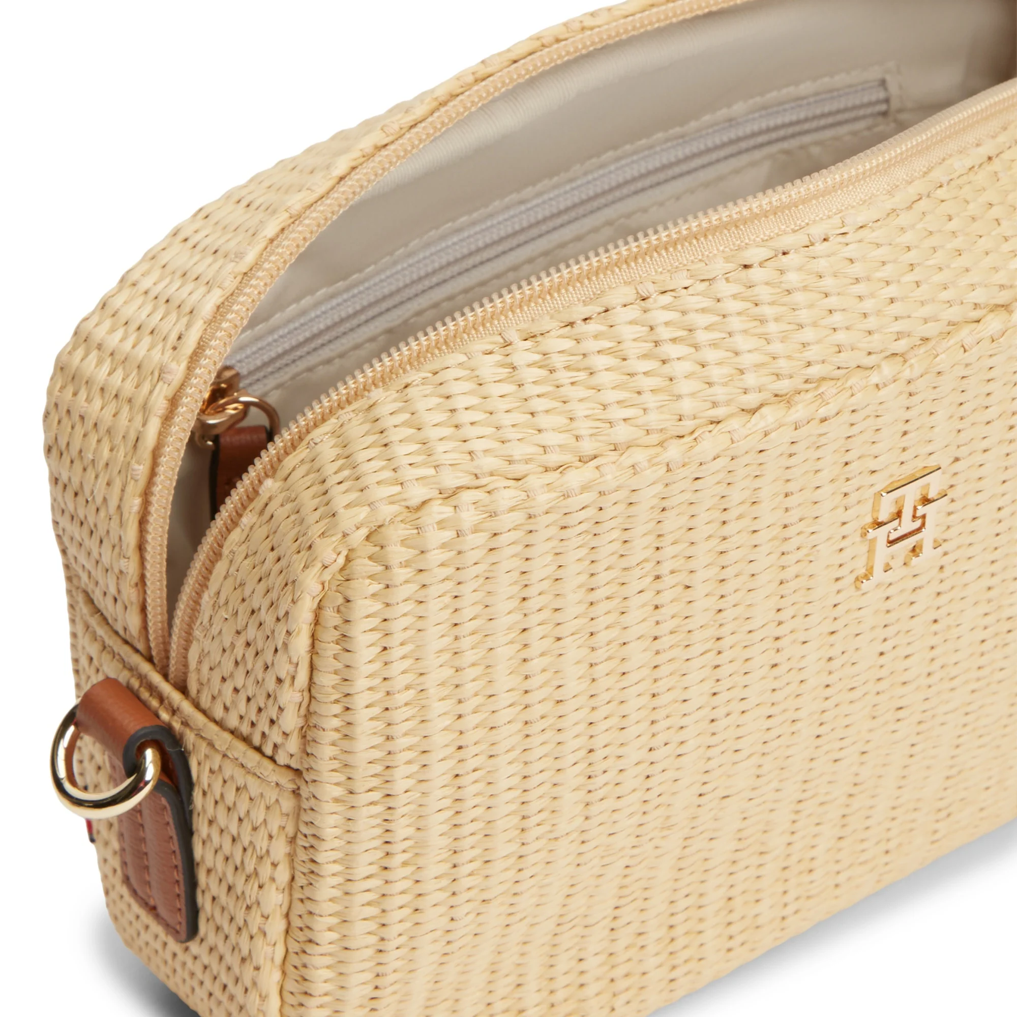 Tommy Hilfiger Popette - Umhängetasche 22.5 cm (natural raffia) - Image 3