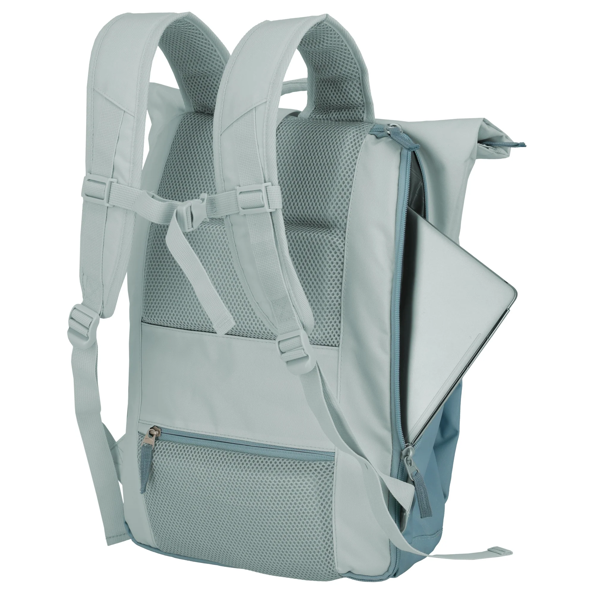 Travelite Basics Rollup - Rucksack 60 cm (ice blue) - Image 5