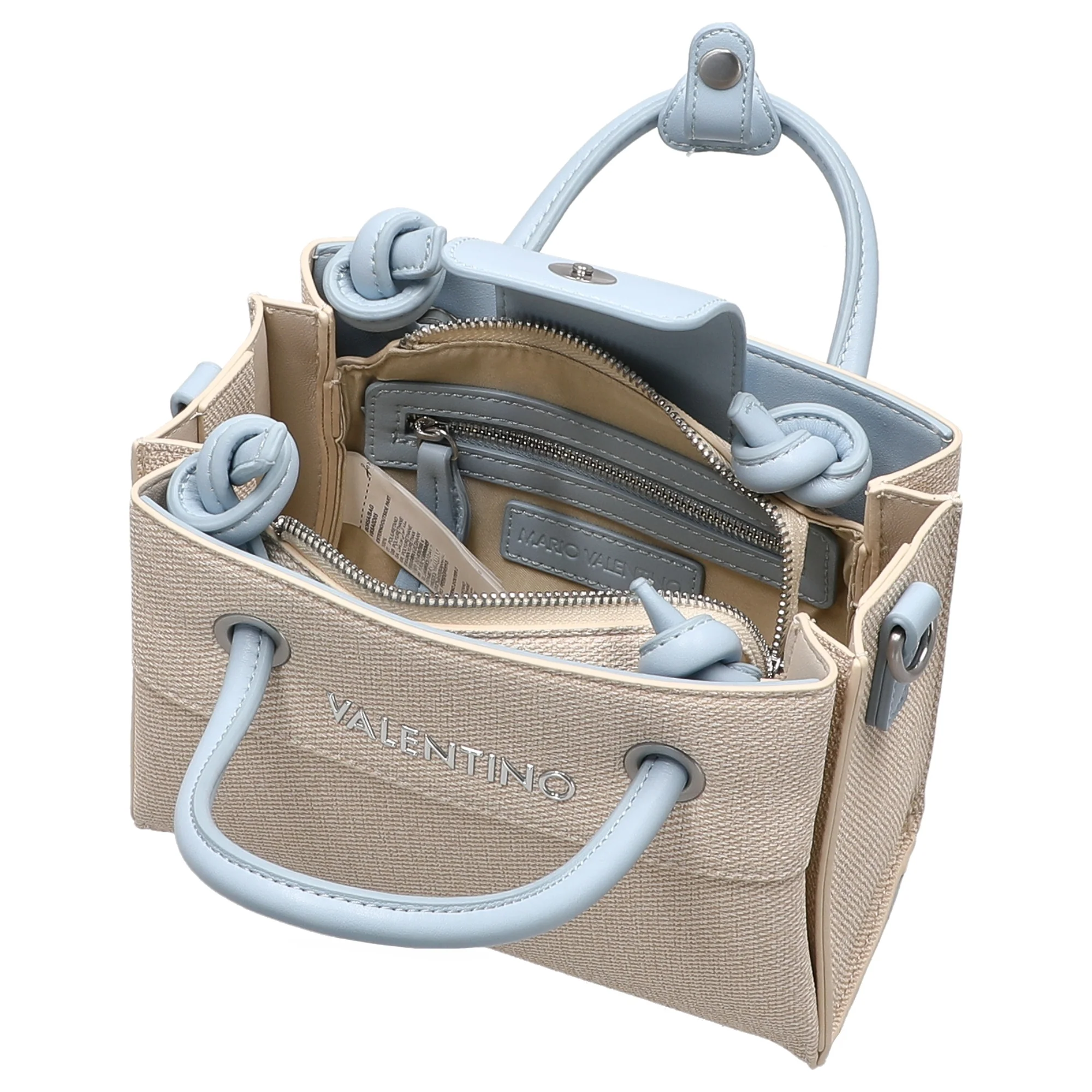Valentino Bags Alexia Summer - Henkeltasche 21 cm (naturale/avio) - Image 7